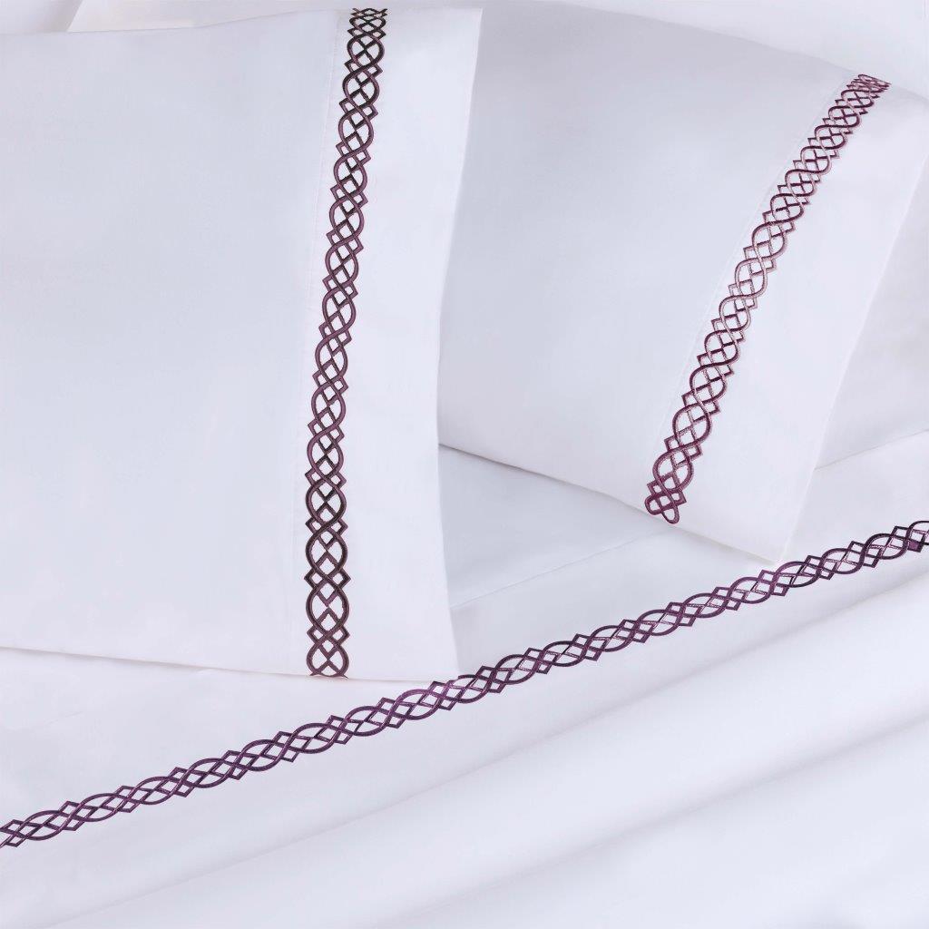 Egyptian Cotton 1000 Thread Count Solid Pillowcase Set