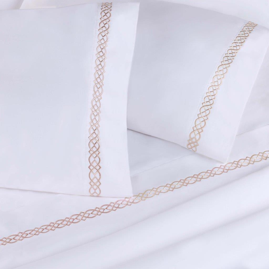 Egyptian Cotton 1000 Thread Count Solid Pillowcase Set