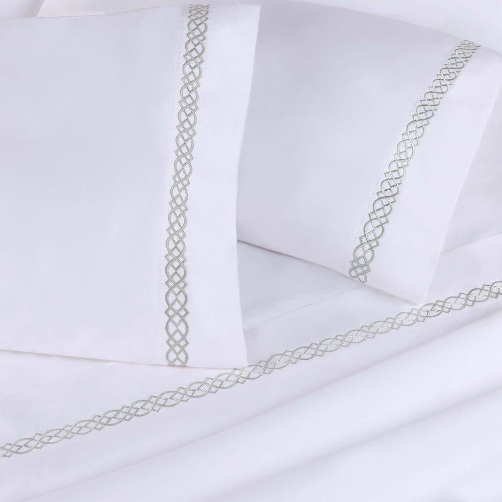 Egyptian Cotton 1000 Thread Count Solid Pillowcase Set