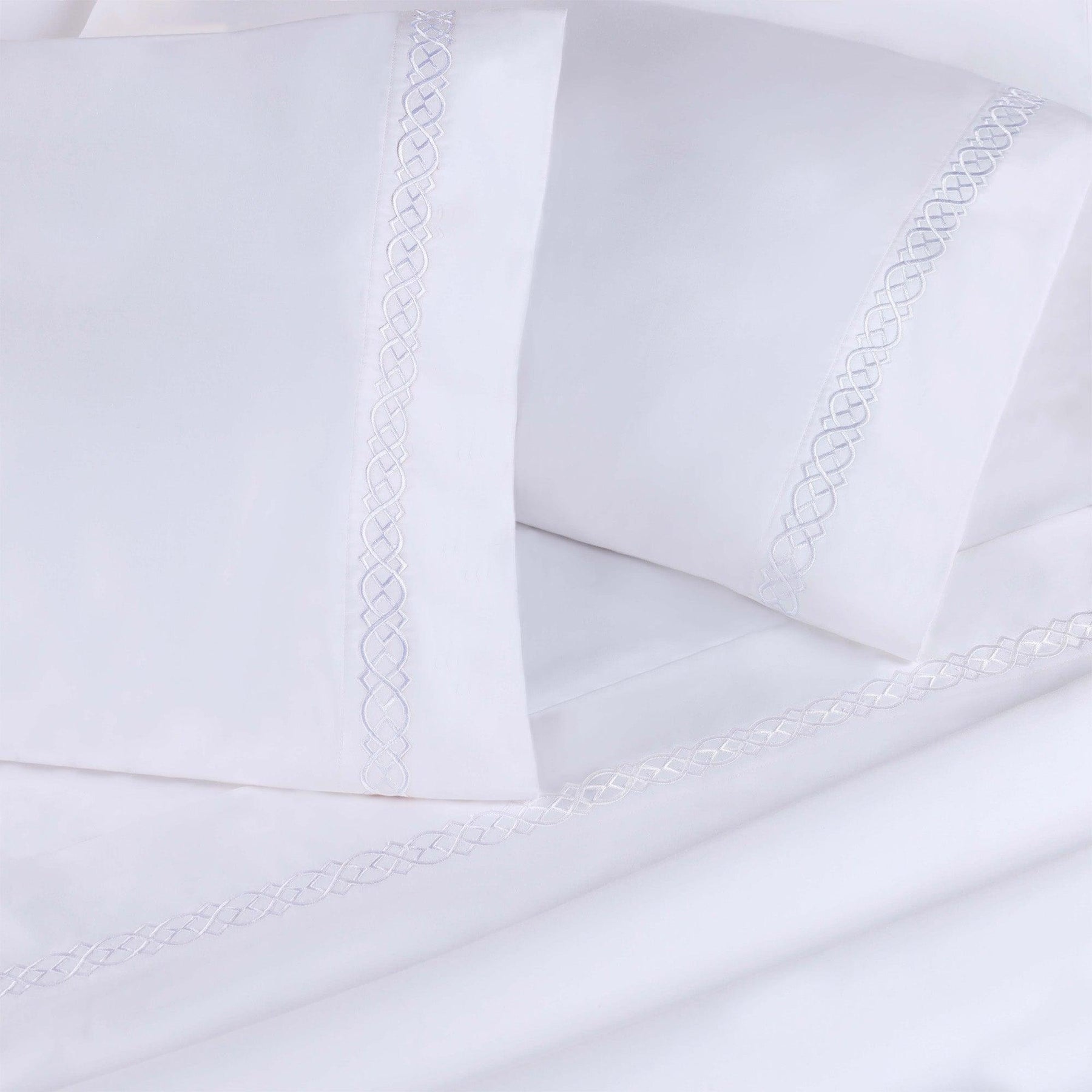Egyptian Cotton 1000 Thread Count Solid Pillowcase Set