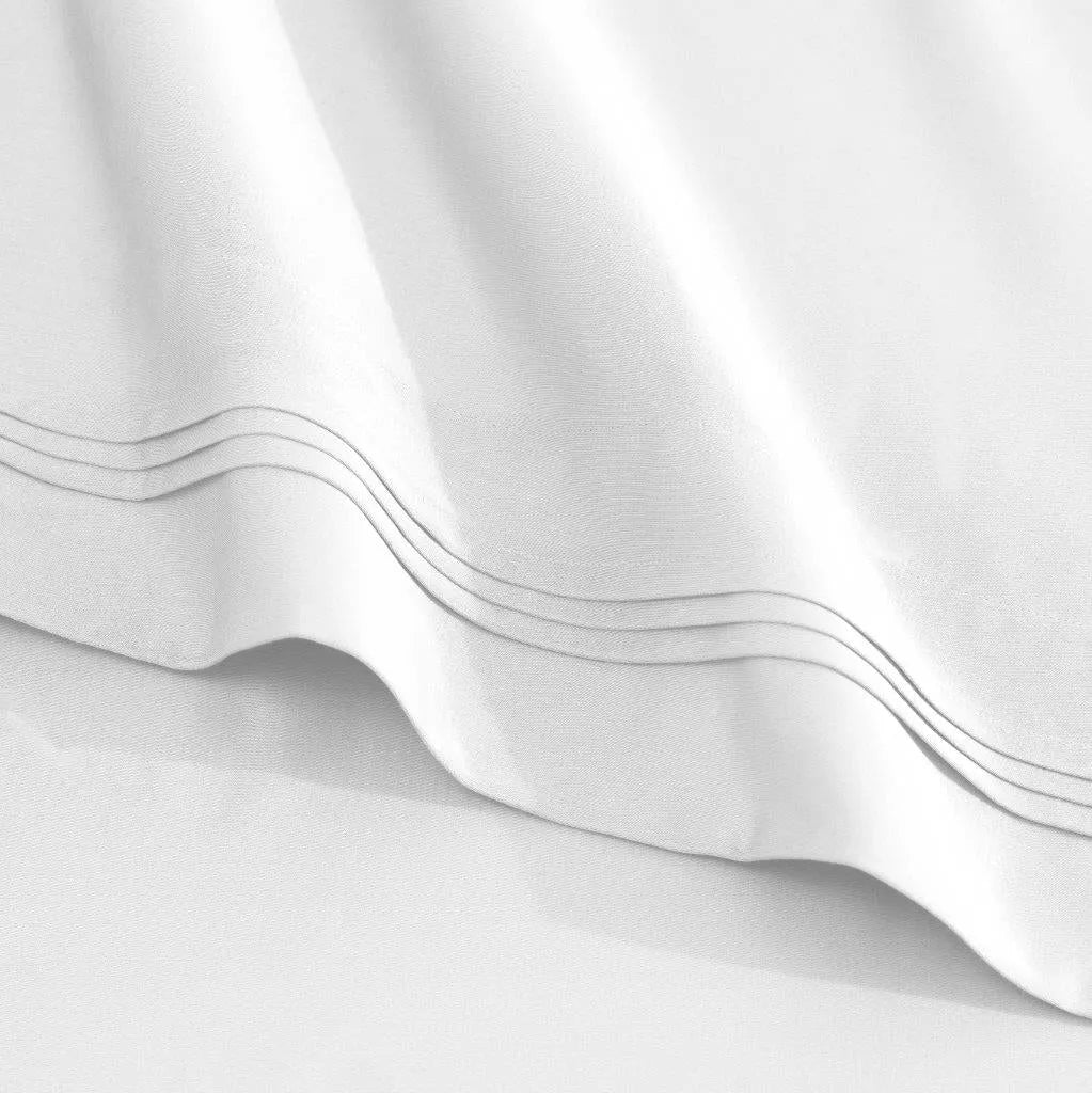 Egyptian Cotton 1500 Thread Count Eco-Friendly Solid Sheet Set White