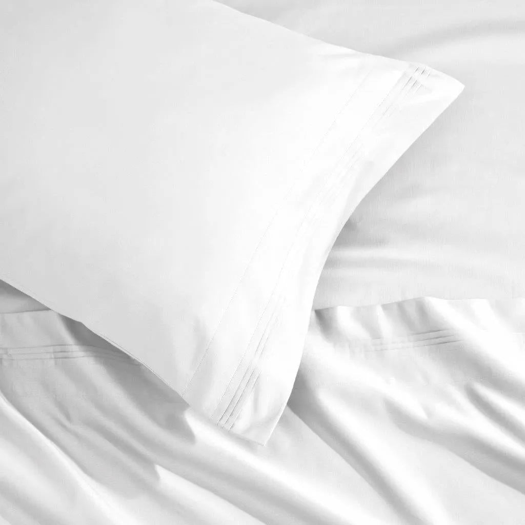 Egyptian Cotton 1500 Thread Count Eco-Friendly Solid Sheet Set White