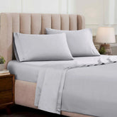 Egyptian Cotton Sateen Sheet Set 1500 Thread Count Platinum