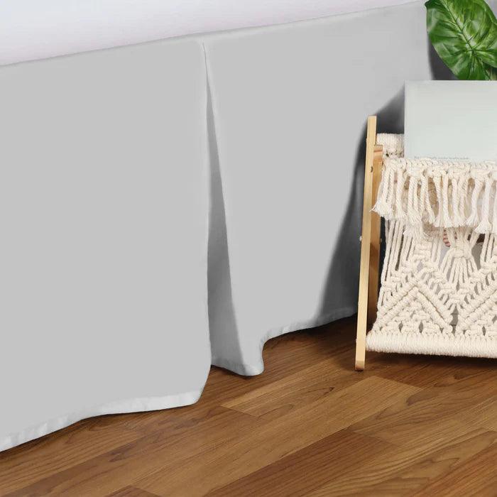 Egyptian Cotton 300 Thread Count Solid Bed Skirt