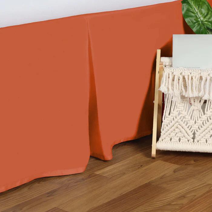 Egyptian Cotton 300 Thread Count Solid Bed Skirt