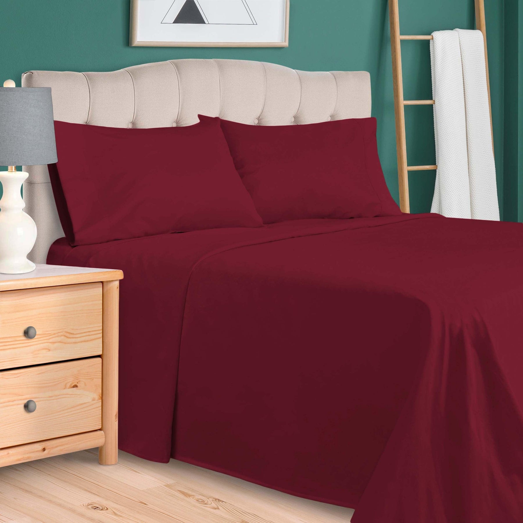 Egyptian Cotton 700 Thread Count Eco Friendly Solid Sheet Set
