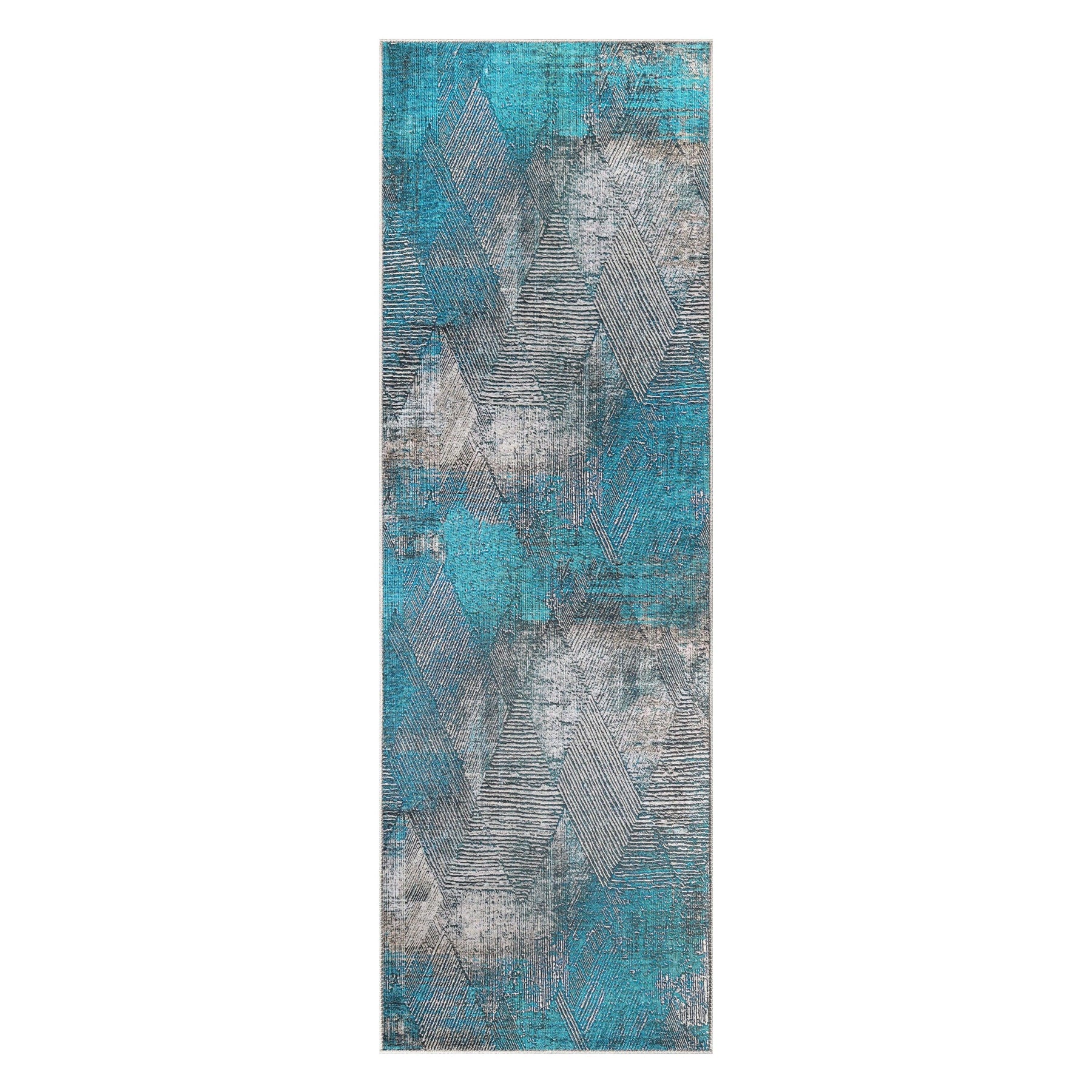 Elio Modern Geometric Indoor Area Rug or Runner Rug