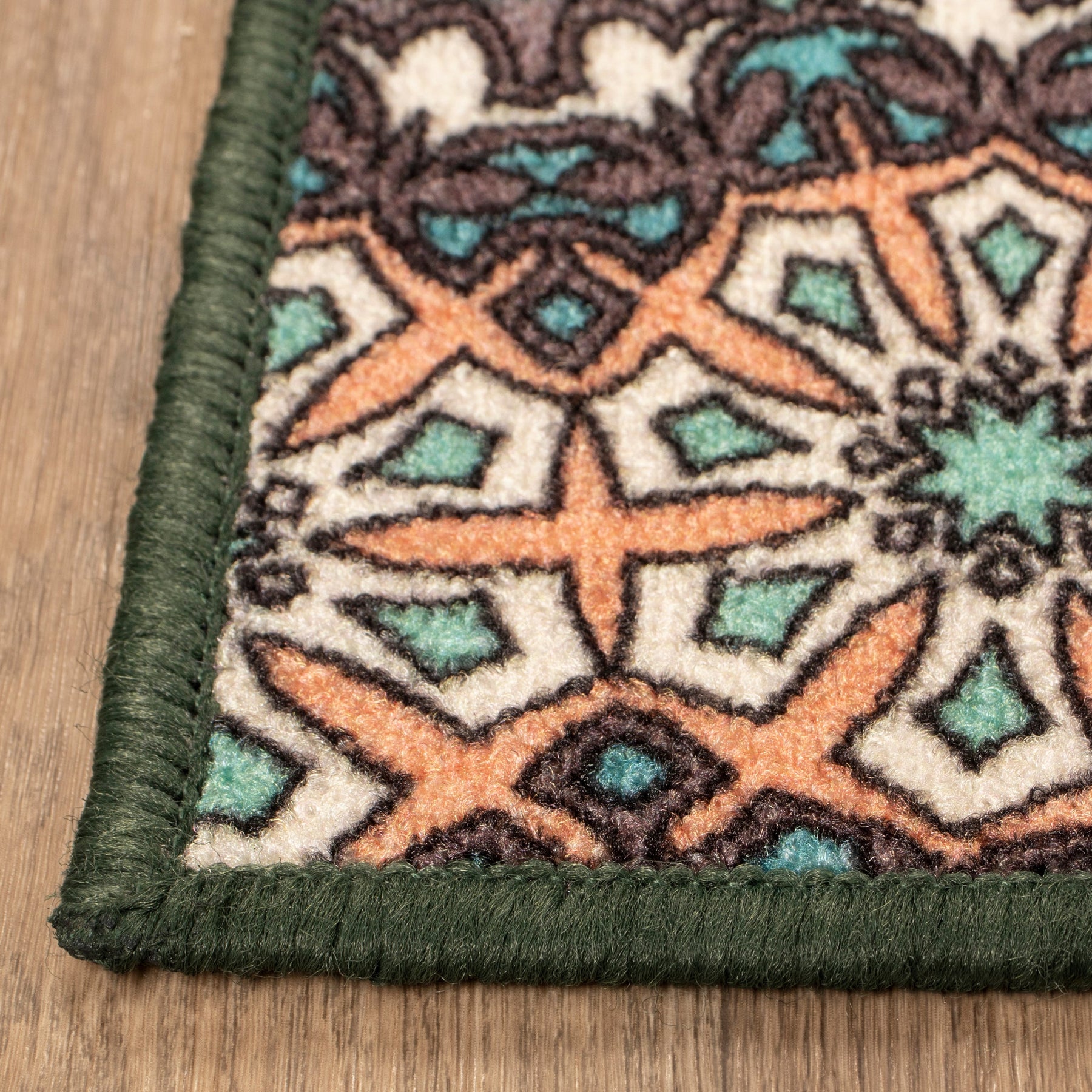Evaline Medallion Non-Slip Indoor Outdoor Area Rug