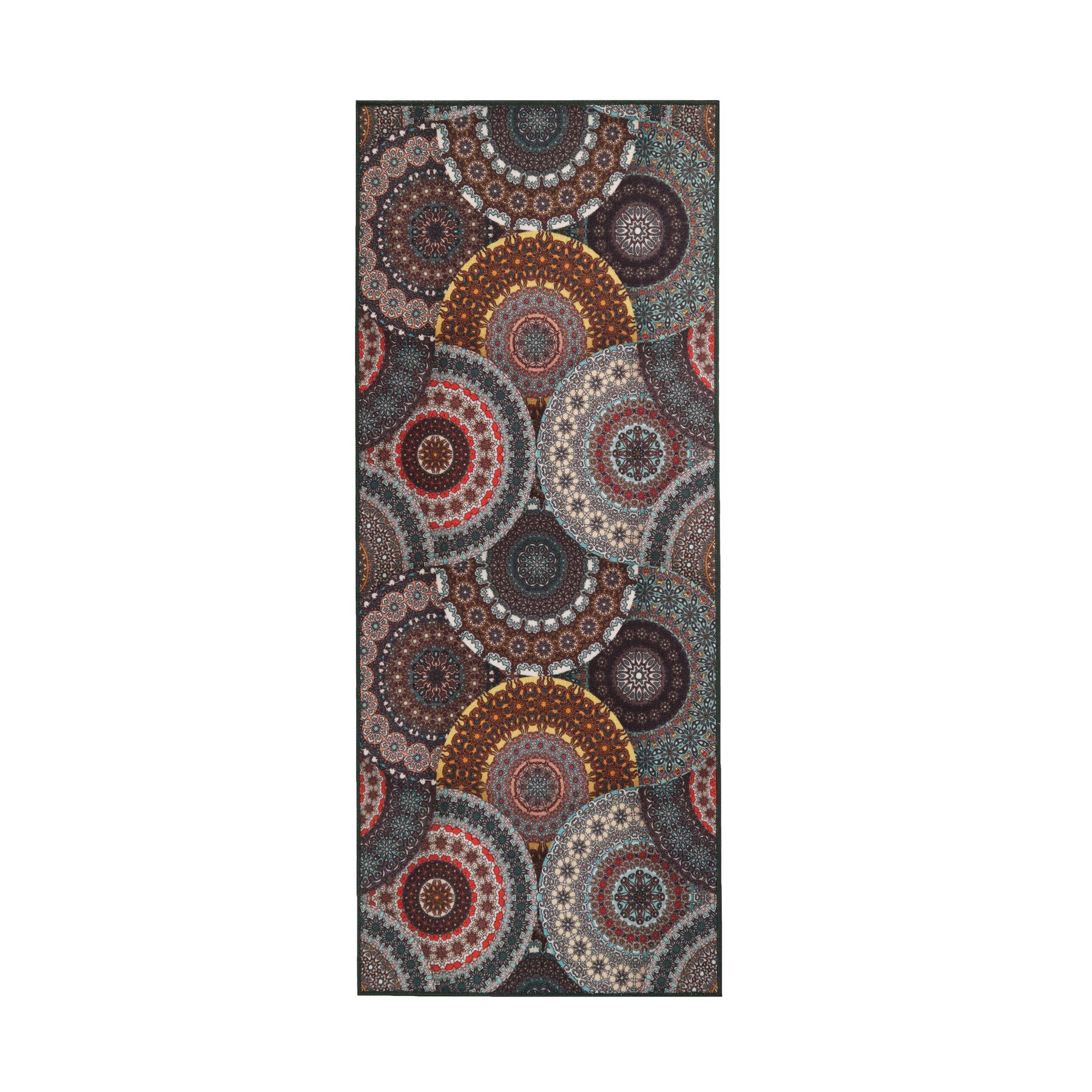 Evaline Medallion Non-Slip Indoor Outdoor Area Rug