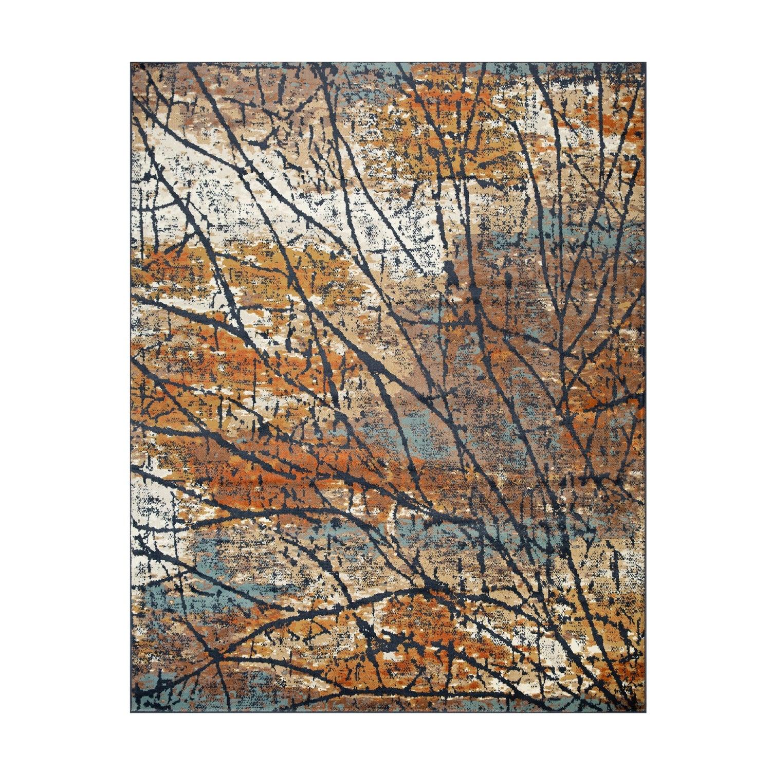 Fifi Modern Branches Indoor Area Rugs or Runner Rug