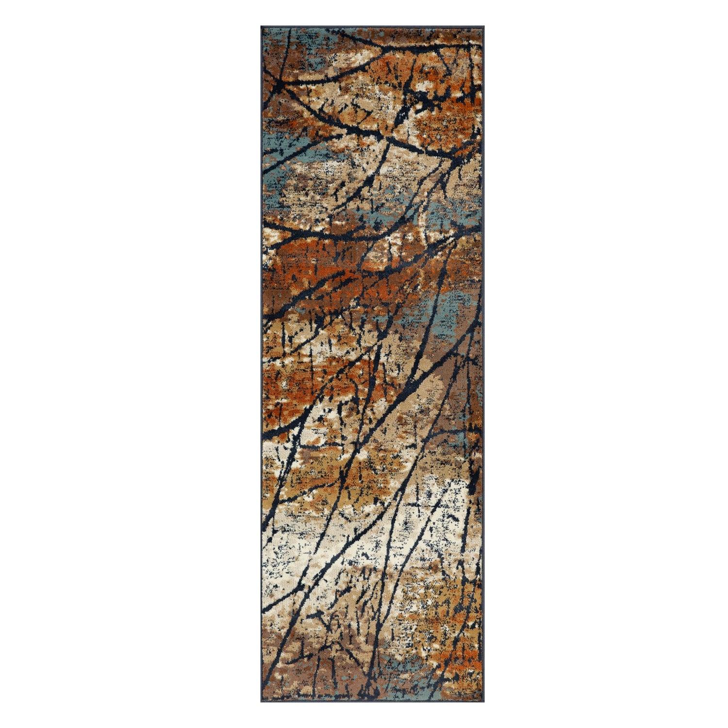 Fifi Modern Branches Indoor Area Rugs or Runner Rug