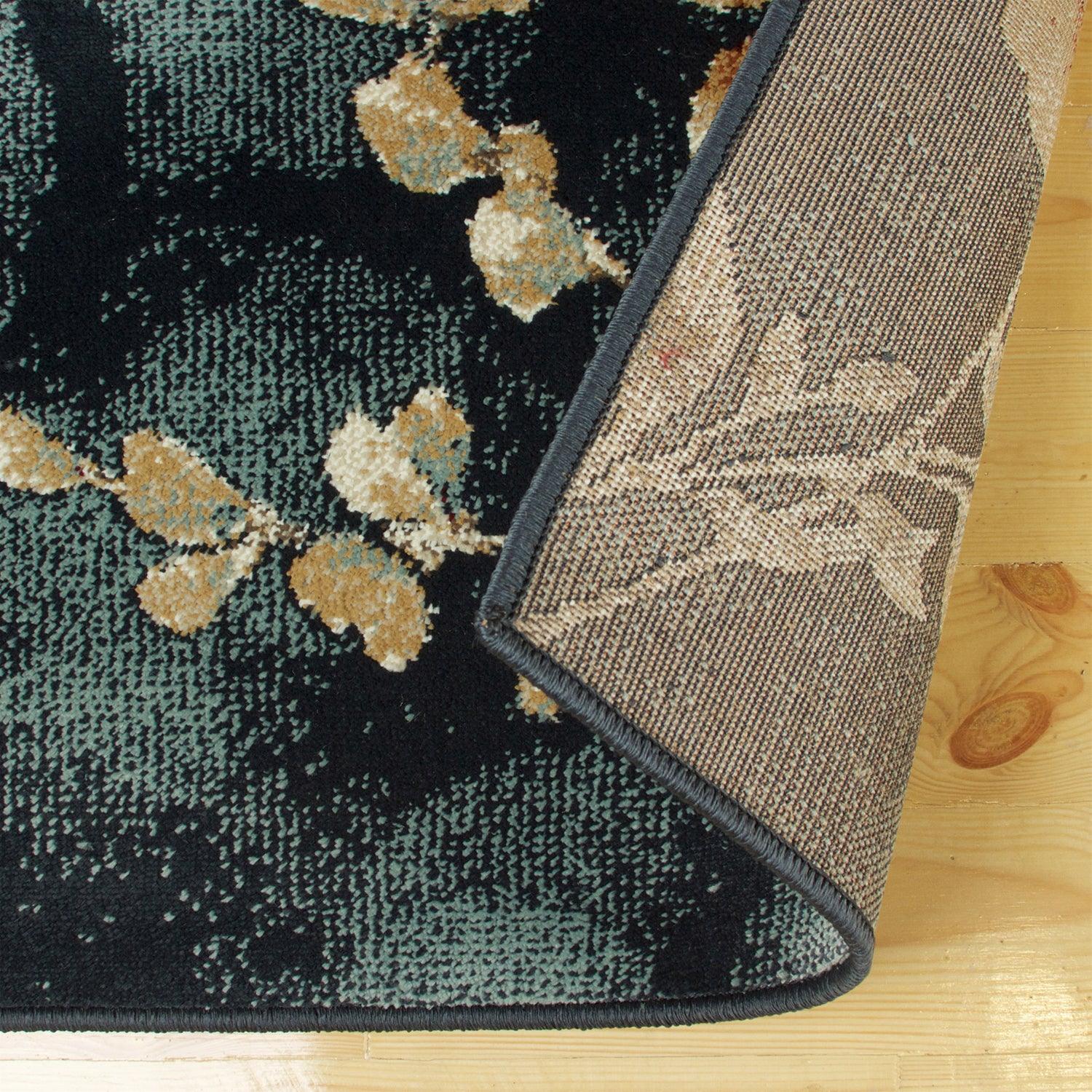 Fiore Modern Floral Indoor Area Rug Or Runner Rug