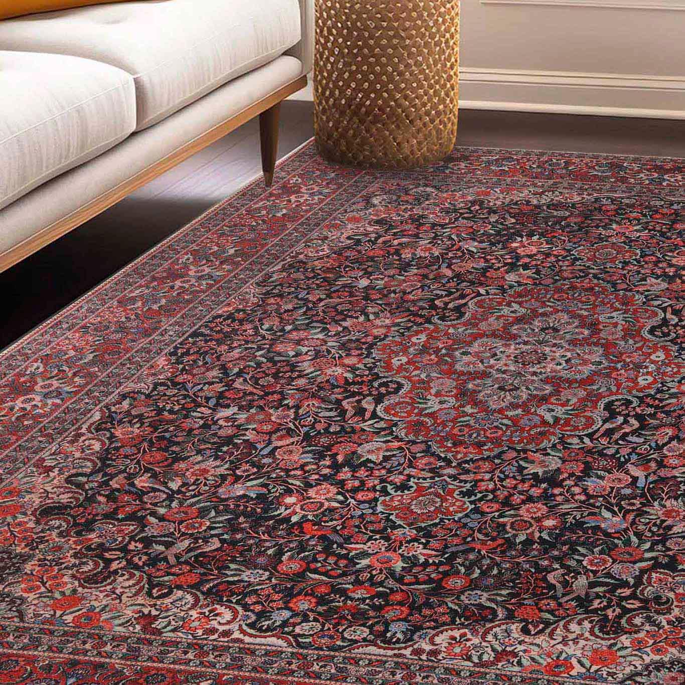Fiorella Floral Oriental Medallion Indoor Large Area Rugs Or Runner