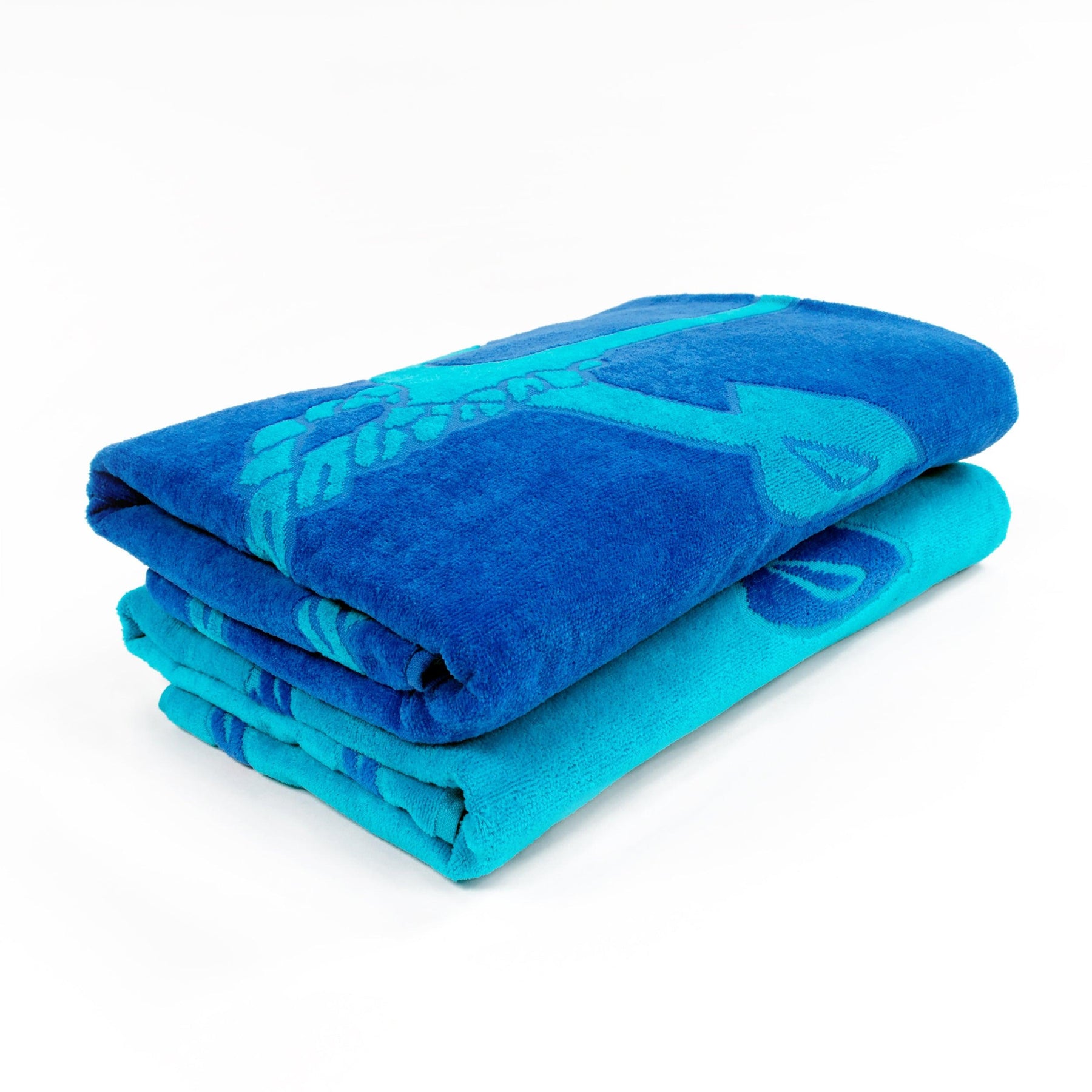 Fisherman Anchor Oversized 2 Piece Beach Towel Set