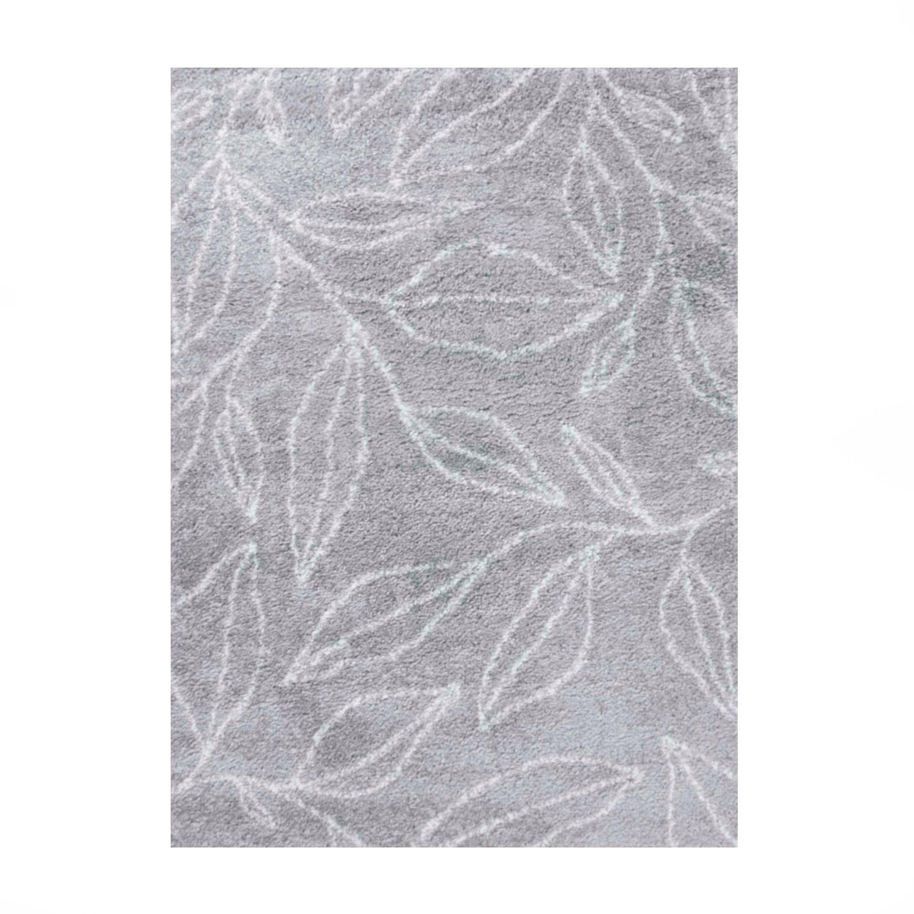 Flora Botanical Plush Shag Rugs Transitional Floral Indoor Area Rug