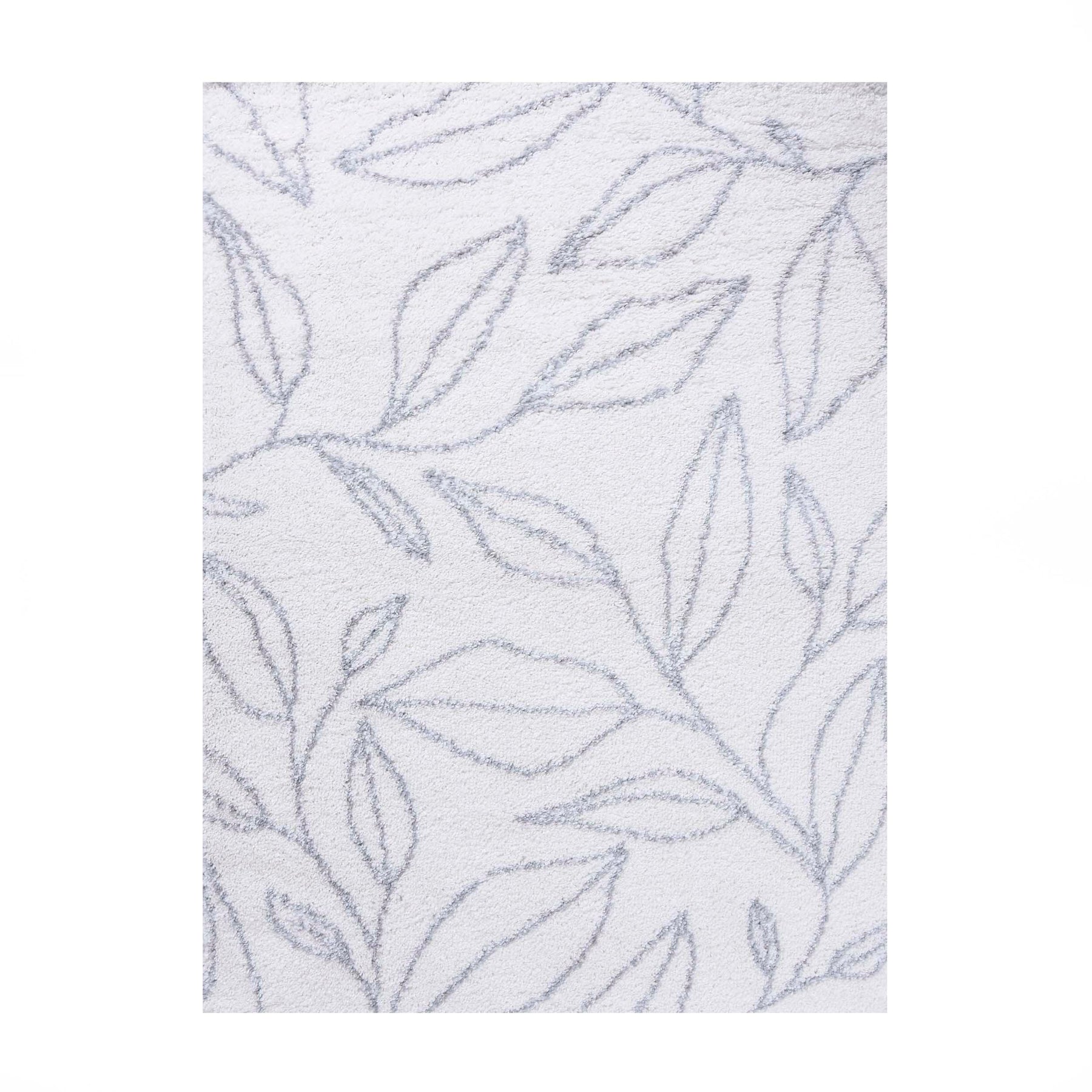 Flora Botanical Plush Shag Rugs Transitional Floral Indoor Area Rug