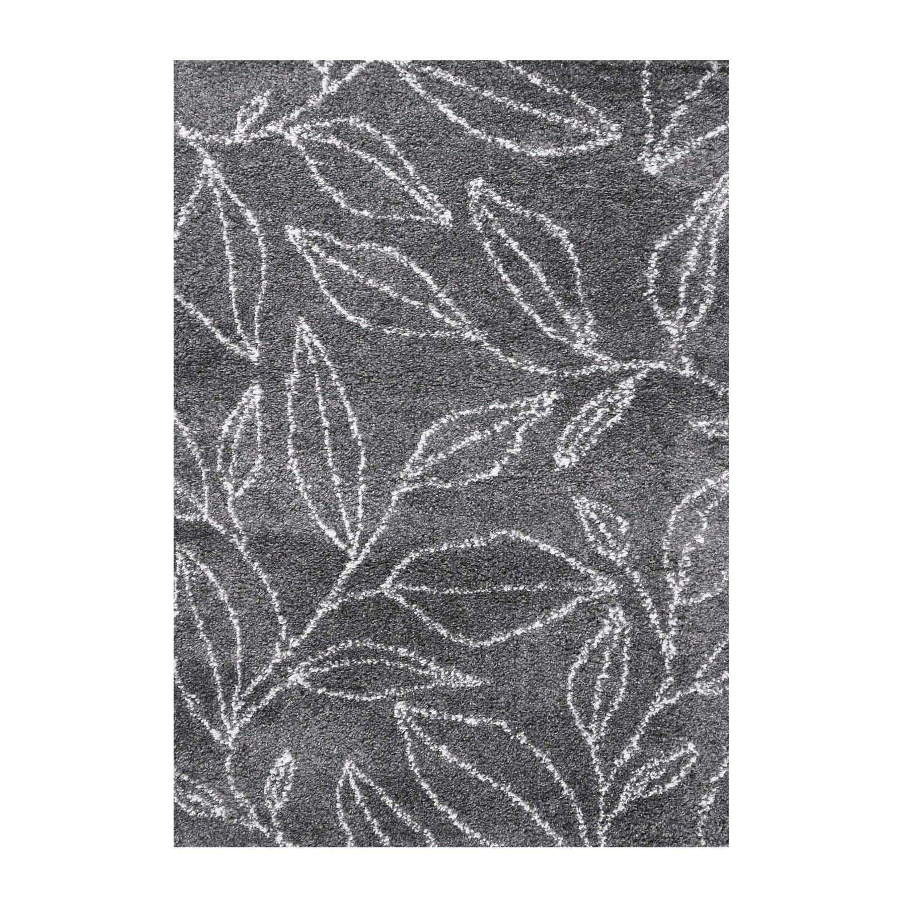 Flora Botanical Plush Shag Rugs Transitional Floral Indoor Area Rug