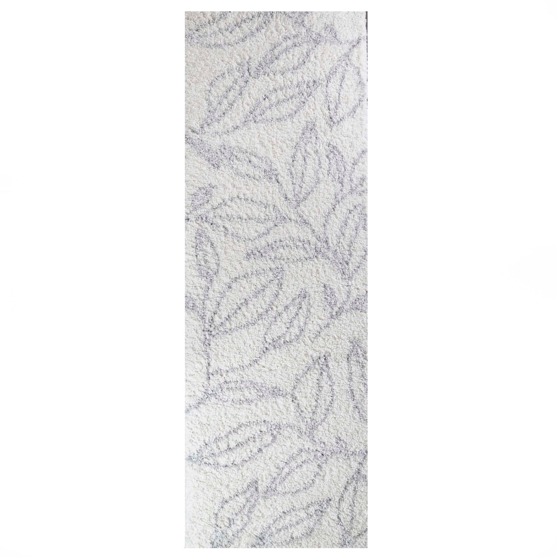 Flora Botanical Plush Shag Rugs Transitional Floral Indoor Area Rug
