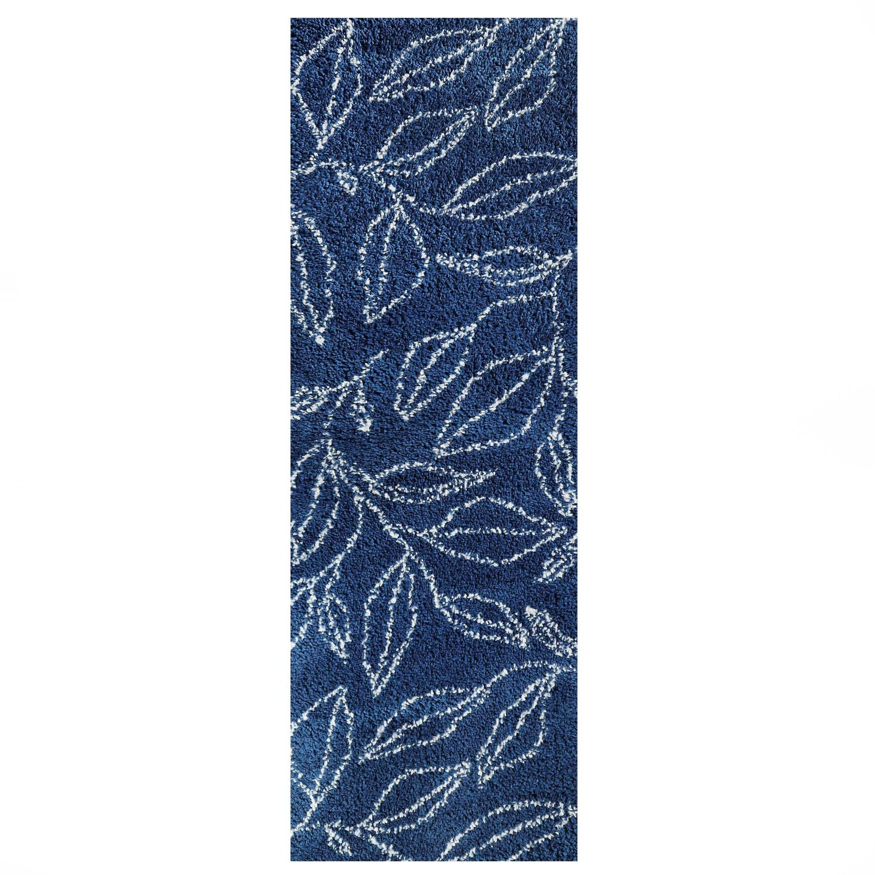 Flora Botanical Plush Shag Rugs Transitional Floral Indoor Area Rug