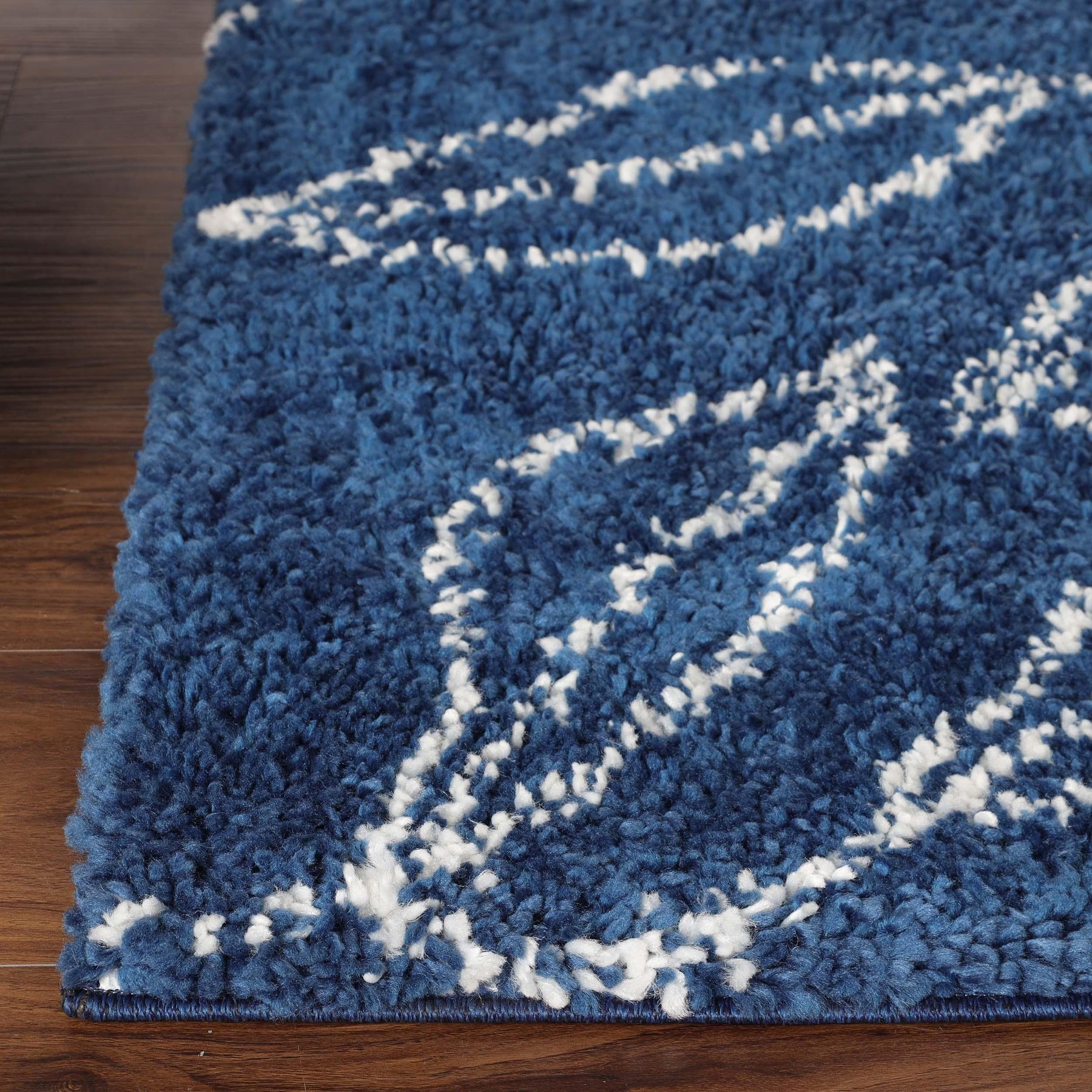 Flora Botanical Plush Shag Rugs Transitional Floral Indoor Area Rug
