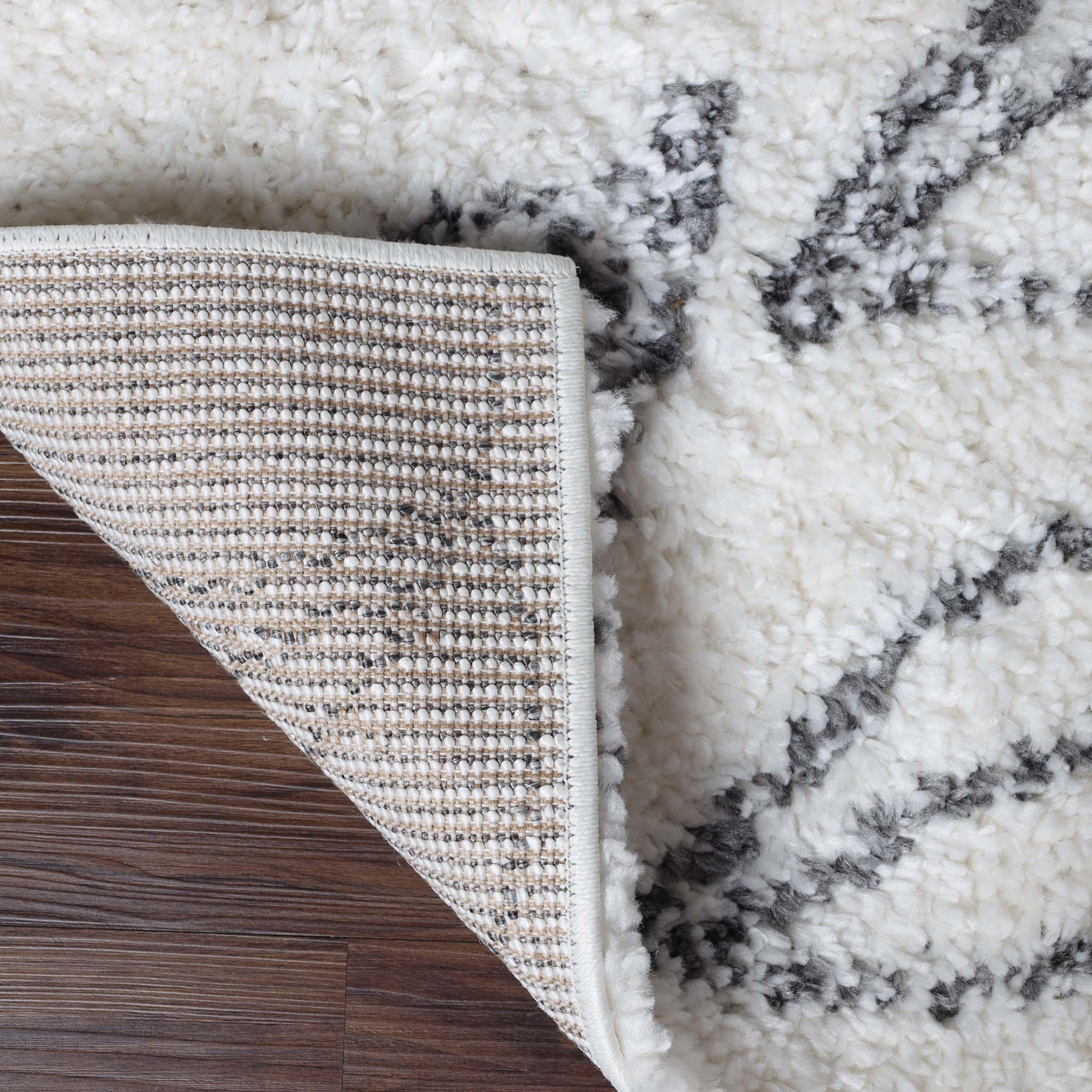 Flora Botanical Plush Shag Rugs Transitional Floral Indoor Area Rug