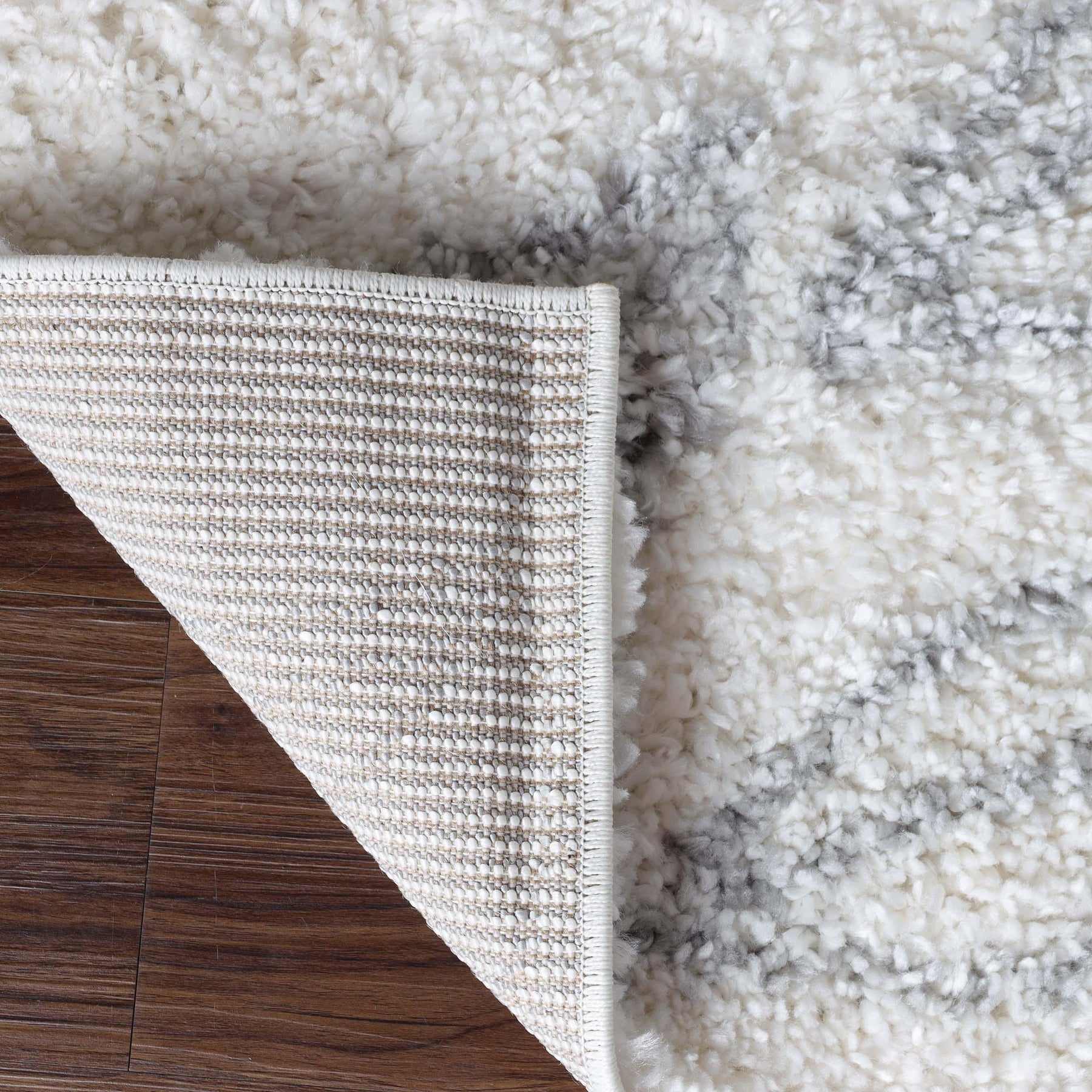 Flora Botanical Plush Shag Rugs Transitional Floral Indoor Area Rug