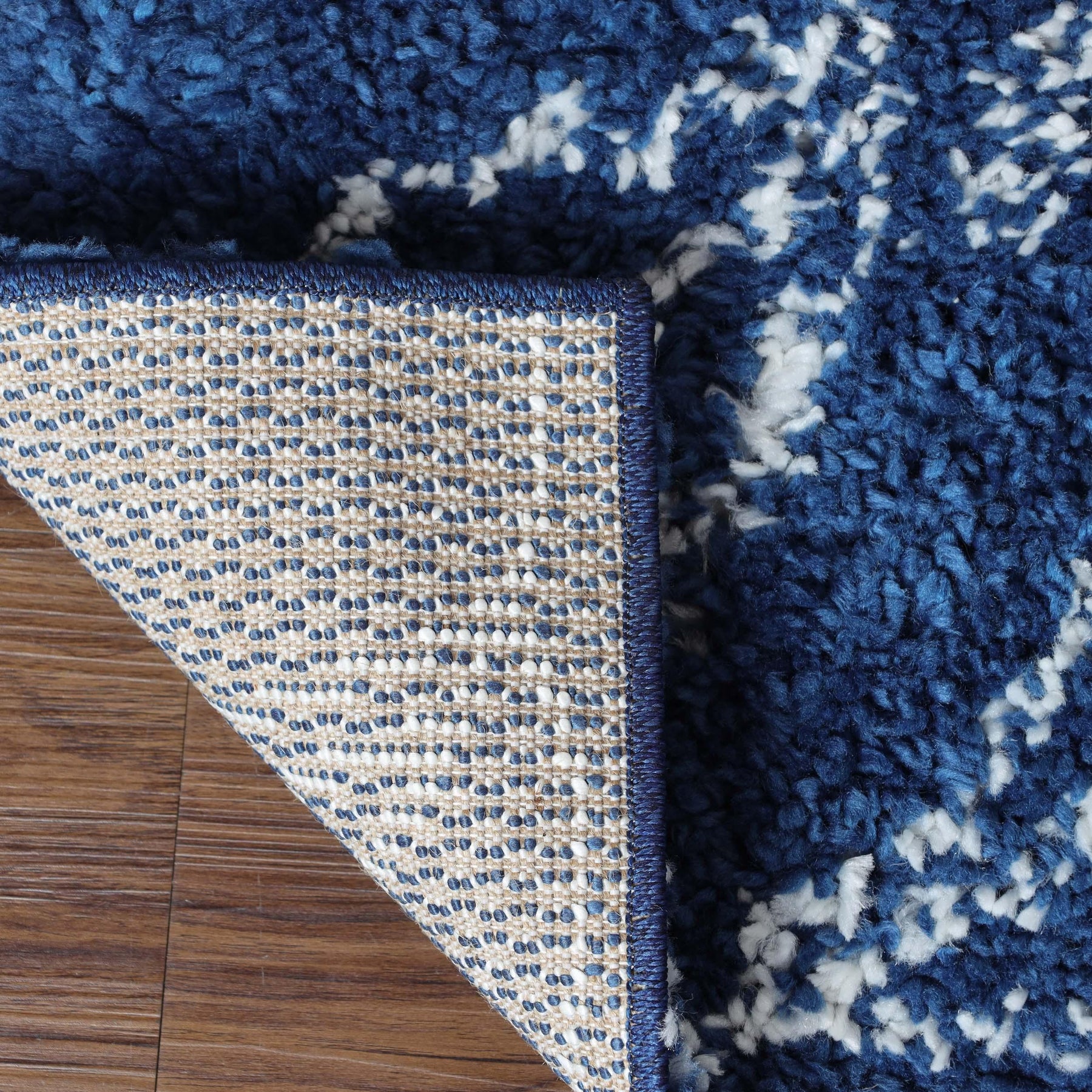 Flora Botanical Plush Shag Rugs Transitional Floral Indoor Area Rug