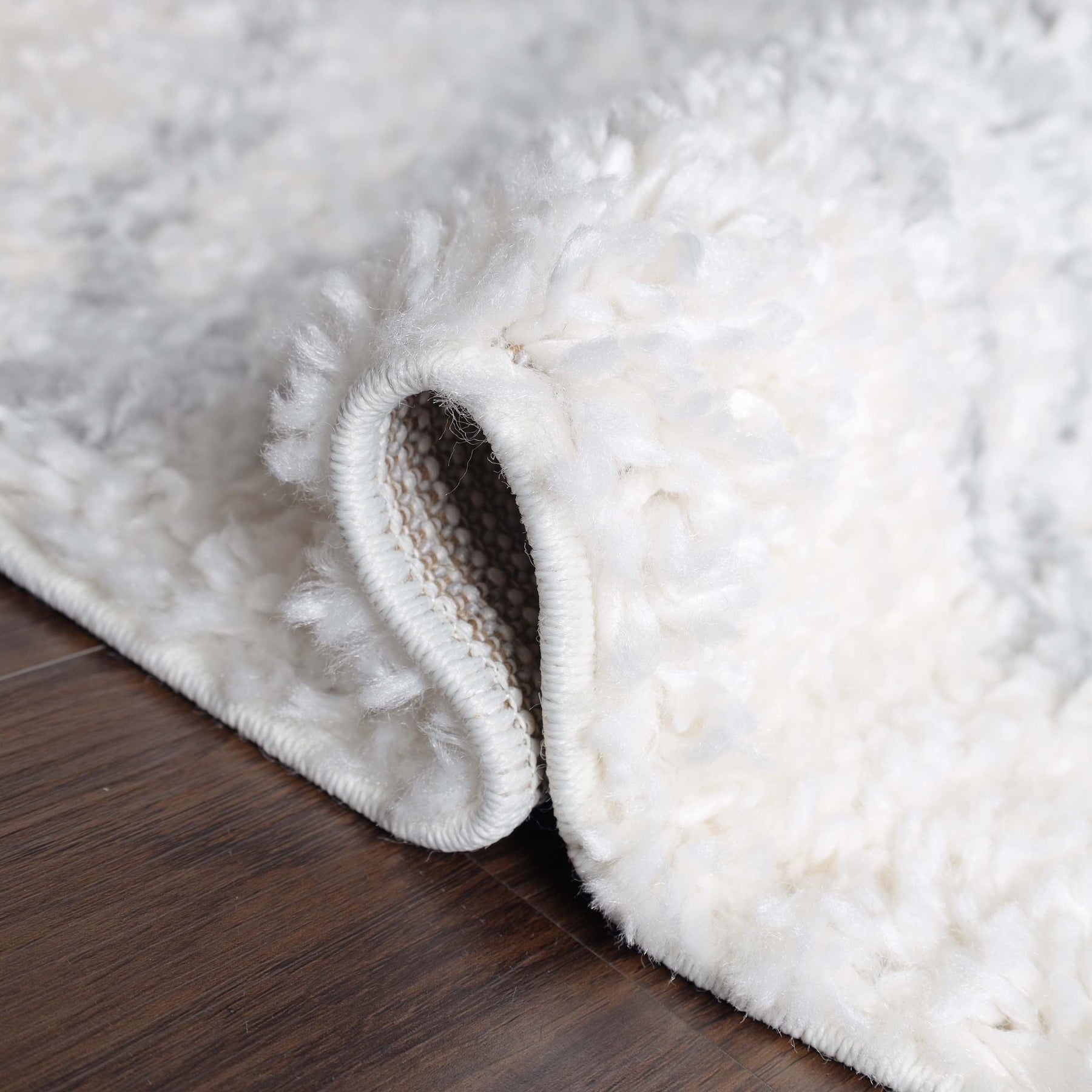 Flora Botanical Plush Shag Rugs Transitional Floral Indoor Area Rug