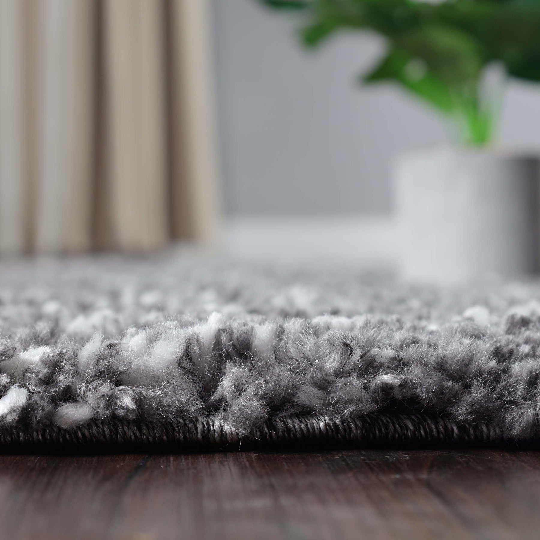 Flora Botanical Plush Shag Rugs Transitional Floral Indoor Area Rug