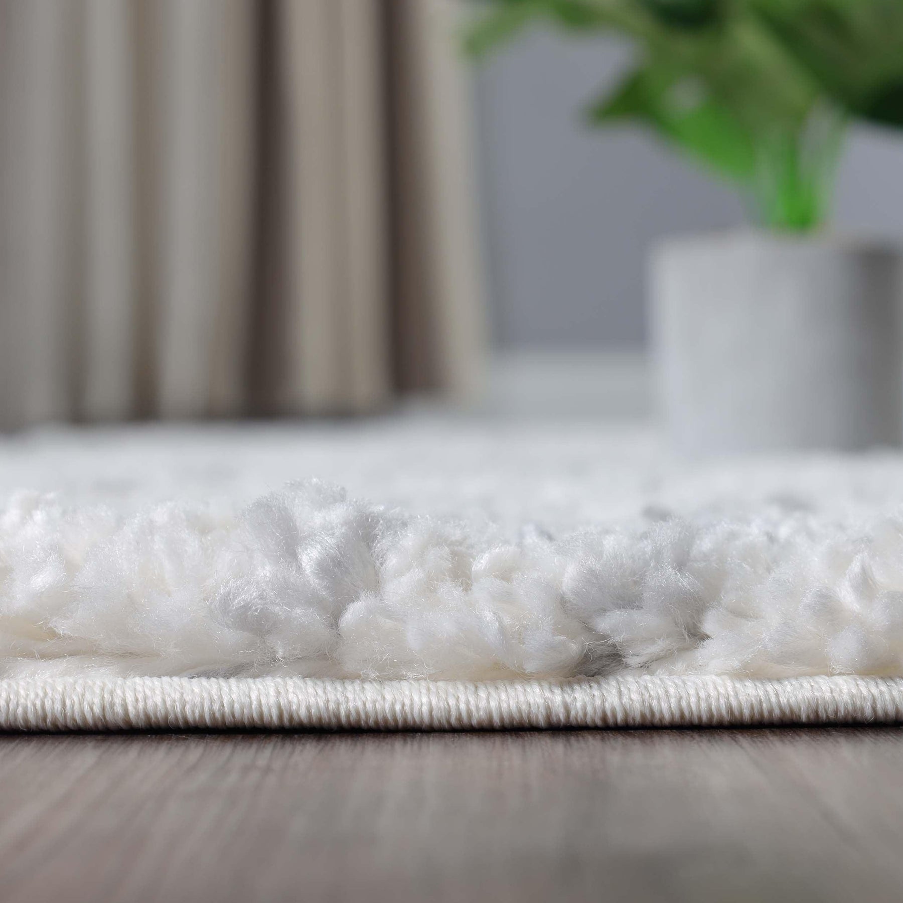 Flora Botanical Plush Shag Rugs Transitional Floral Indoor Area Rug