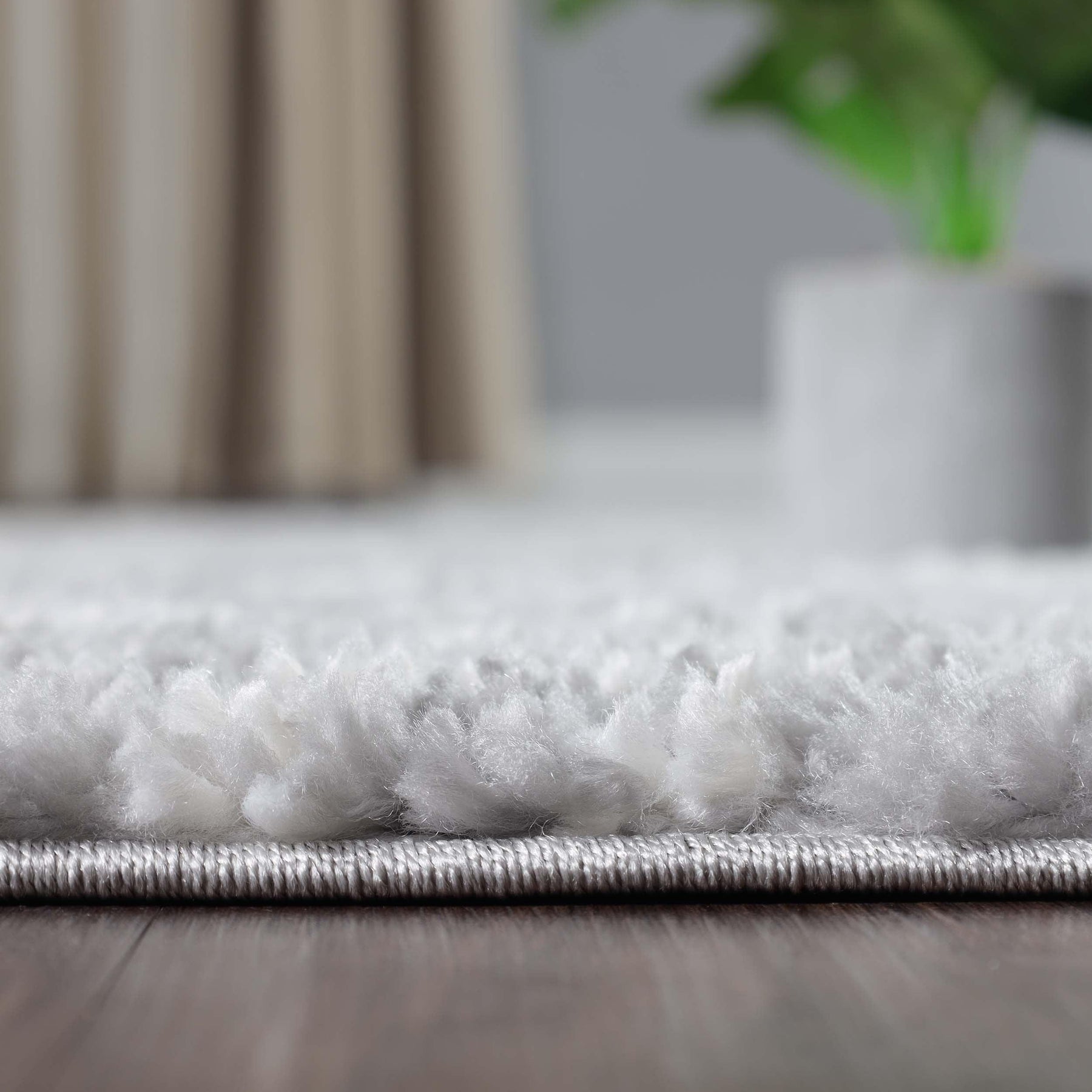 Flora Botanical Plush Shag Rugs Transitional Floral Indoor Area Rug