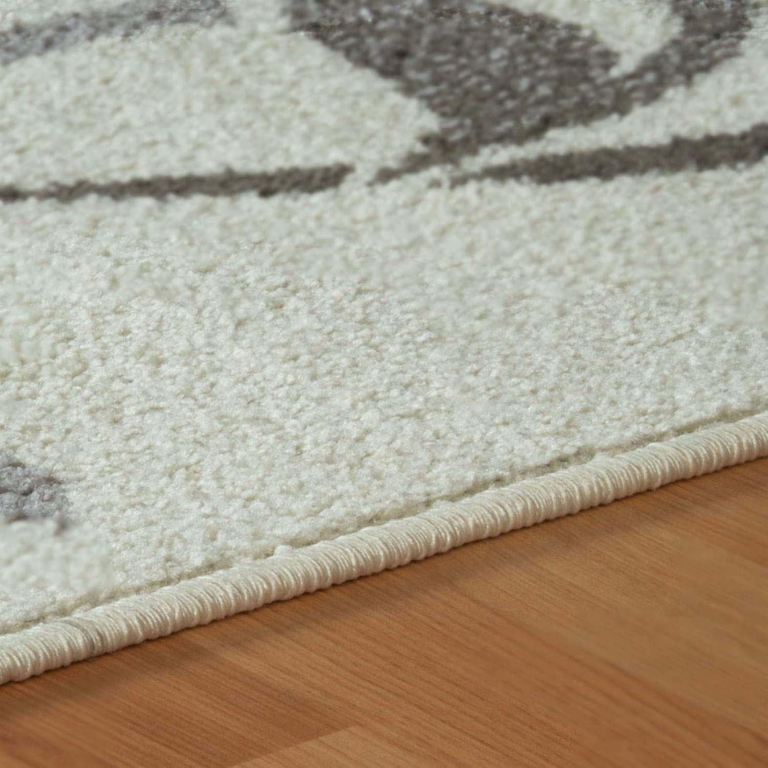 Floral Vines Scrolling Indoor Large Area Rugs or Runner Rug