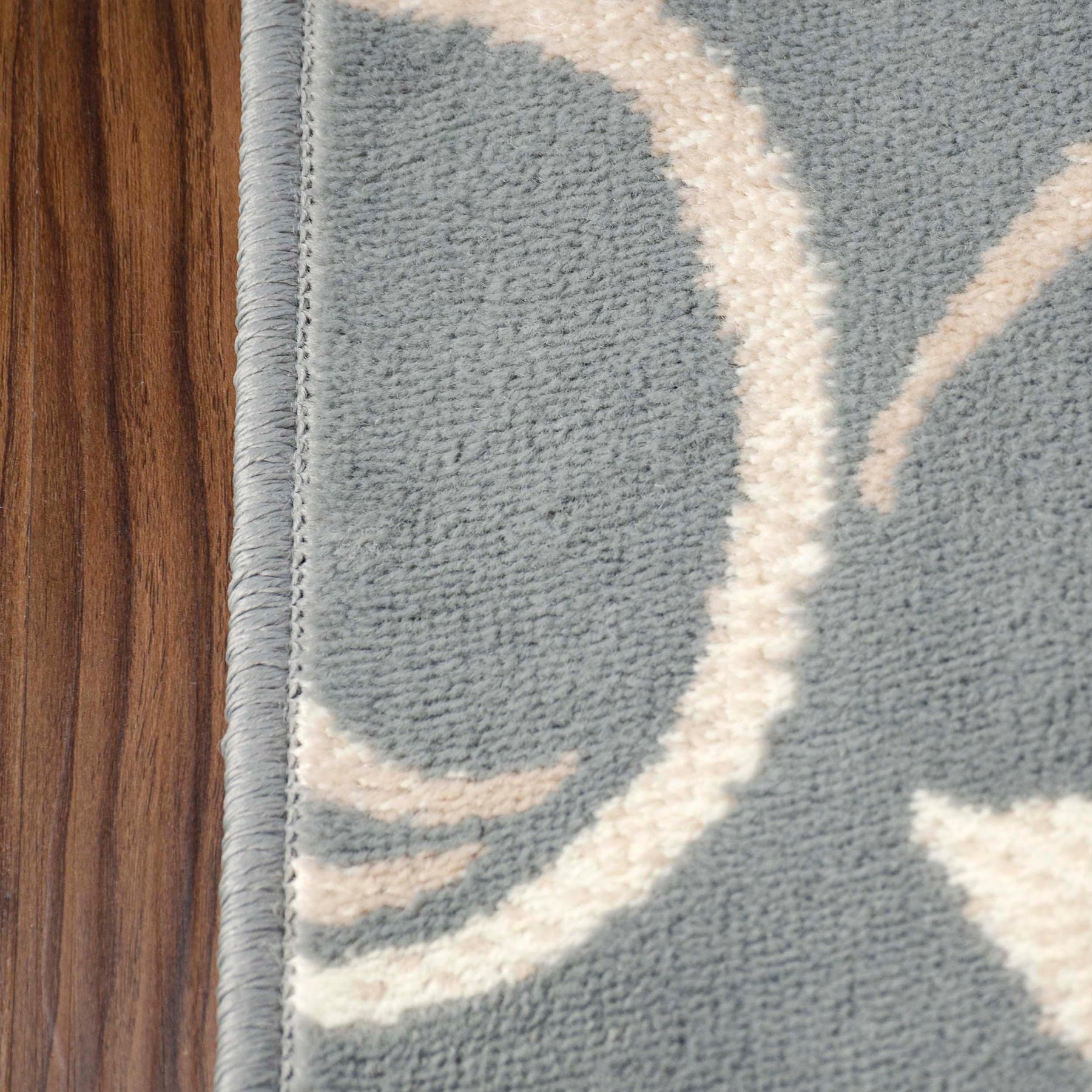 Floral Vines Scrolling Indoor Large Area Rugs or Runner Rug