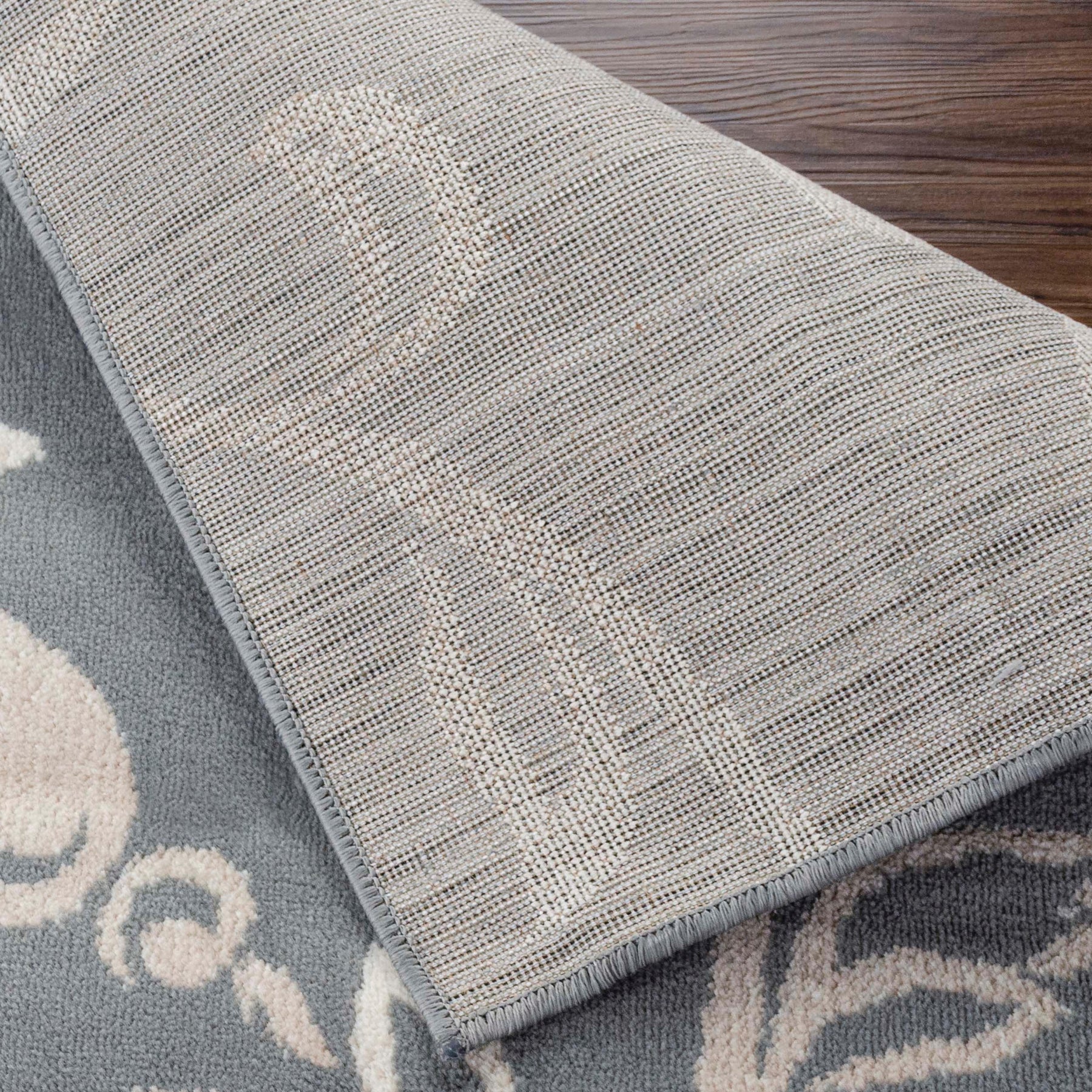 Floral Vines Scrolling Indoor Large Area Rugs or Runner Rug
