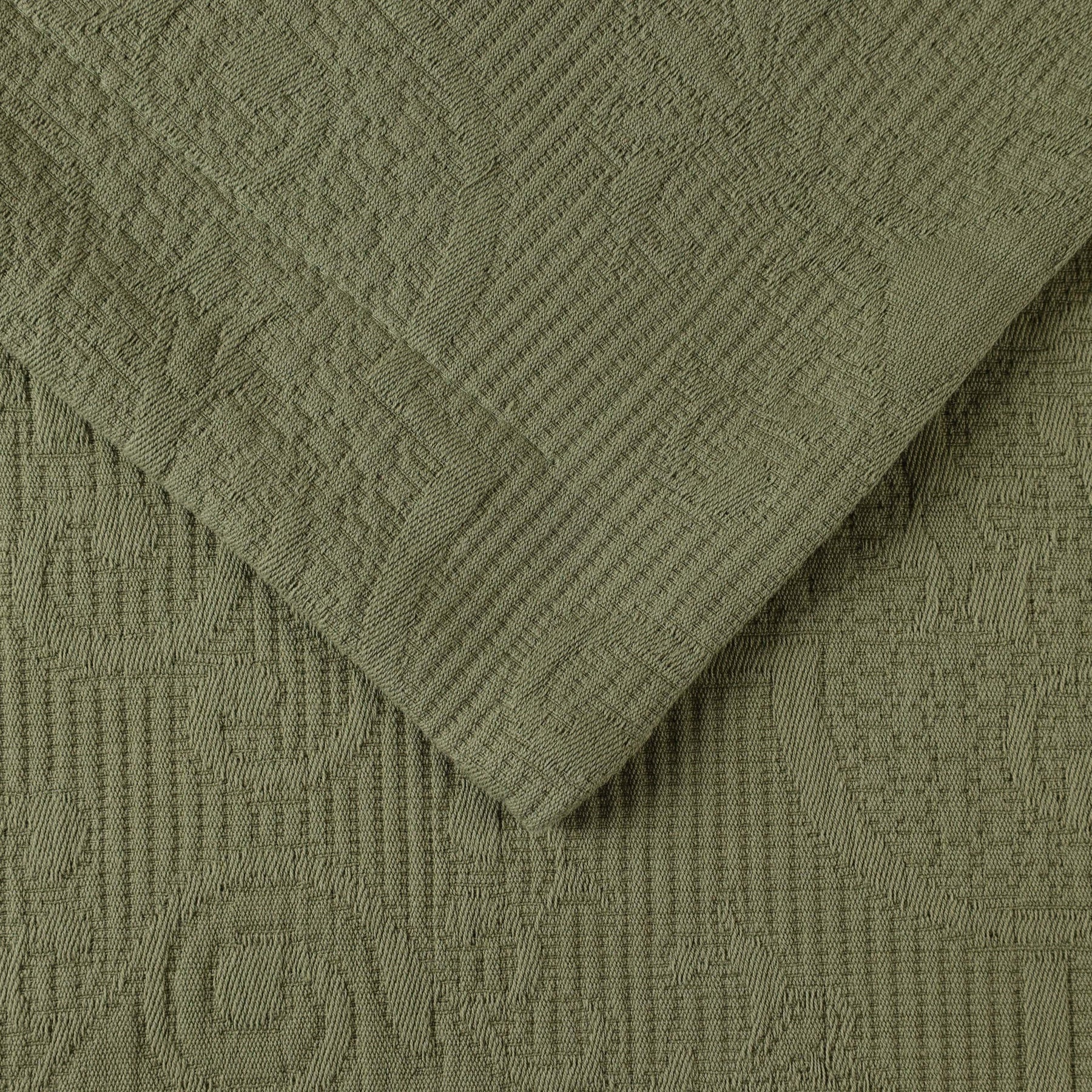 Florin Cotton Matelasse Weave Jacquard Scroll Medallion Bedspread Set
