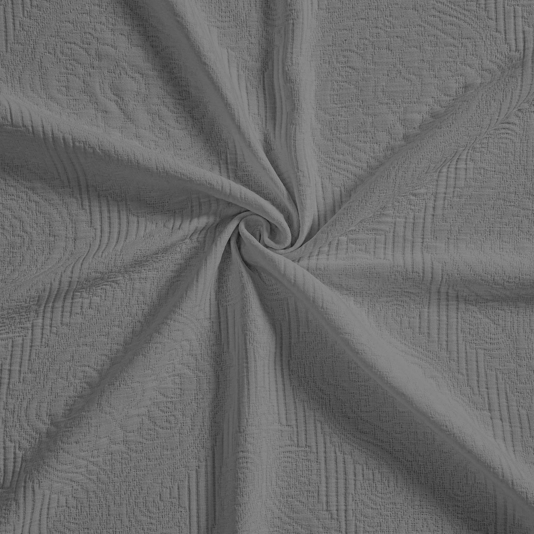 Florin Cotton Matelasse Weave Jacquard Scroll Medallion Bedspread Set
