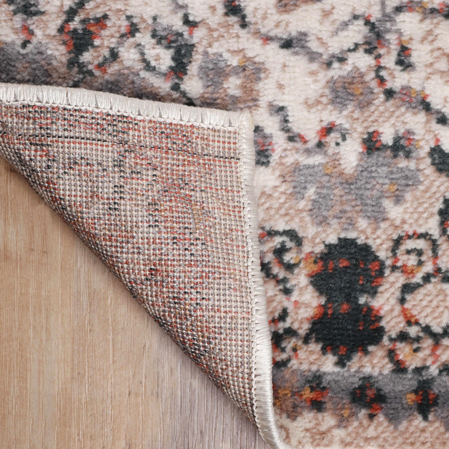 Galilee Vintage Bohemian Floral Mandala Indoor Area Rug Or Runner Rug