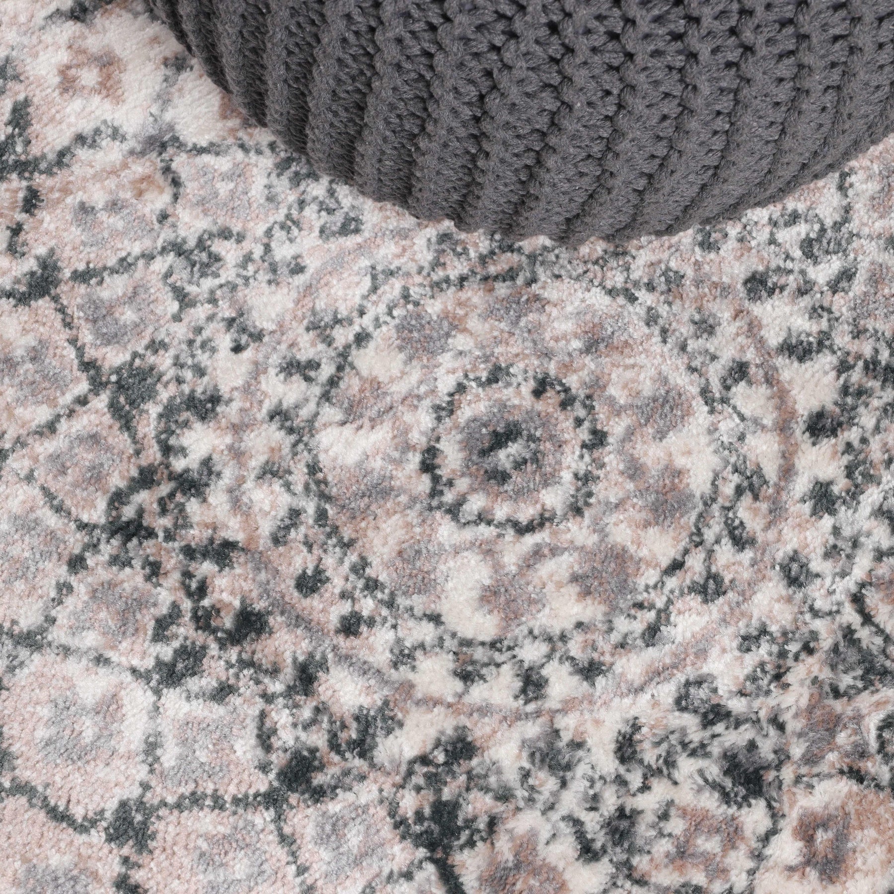 Galilee Vintage Bohemian Floral Mandala Indoor Area Rug Or Runner Rug