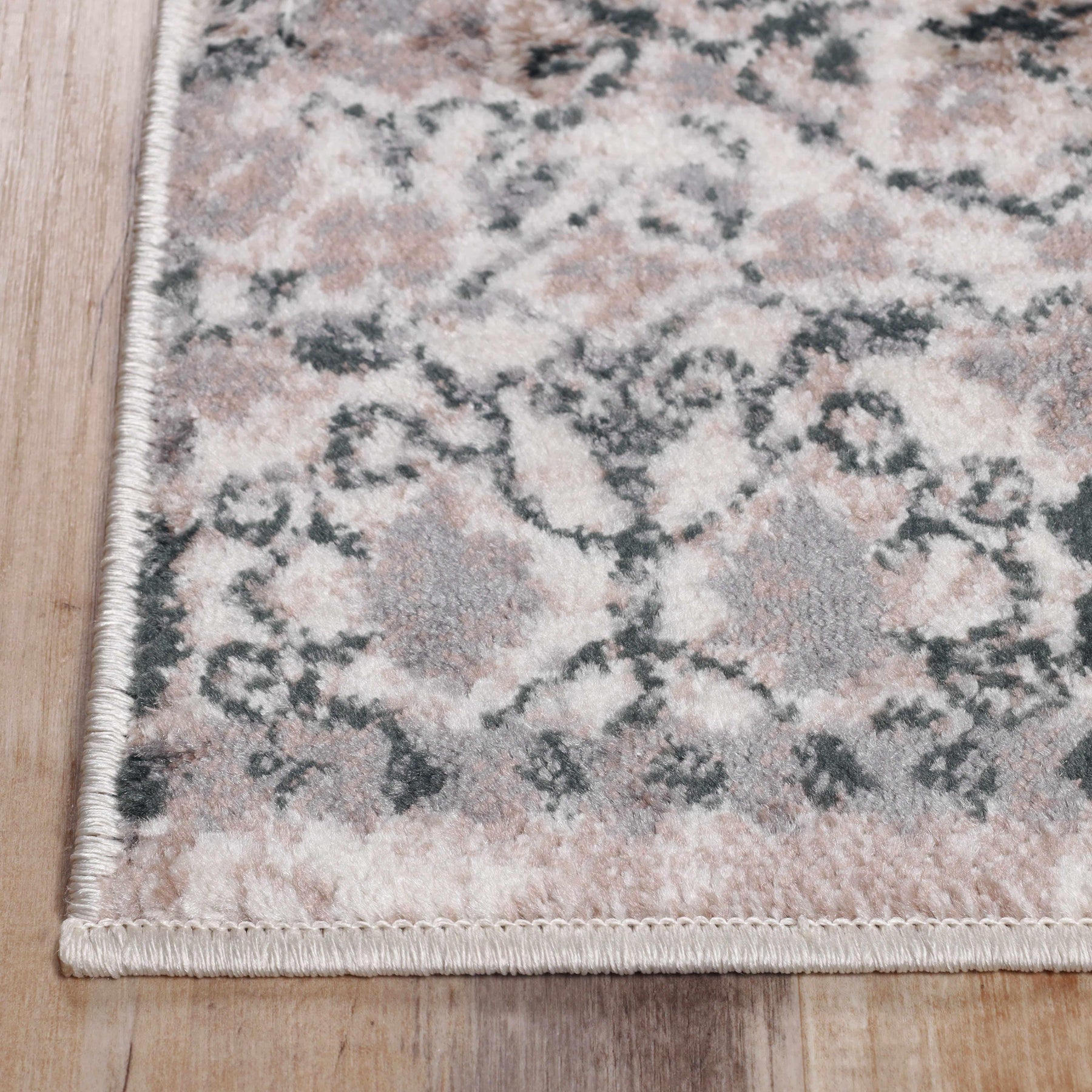 Galilee Vintage Bohemian Floral Mandala Indoor Area Rug Or Runner Rug