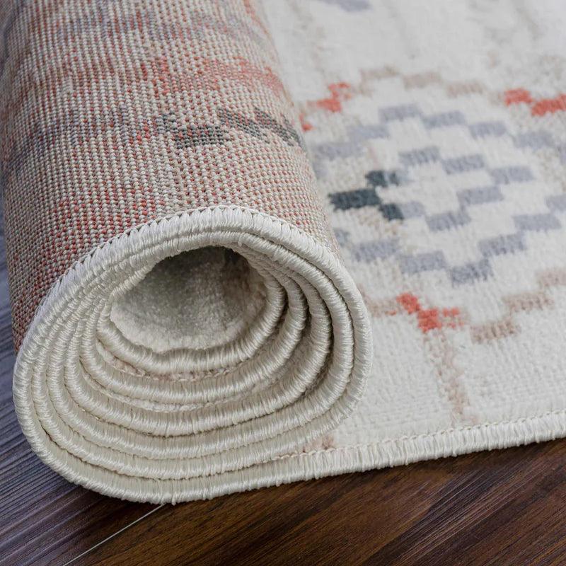 Gared Traditional Southwestern Tribal Area Rug Bone