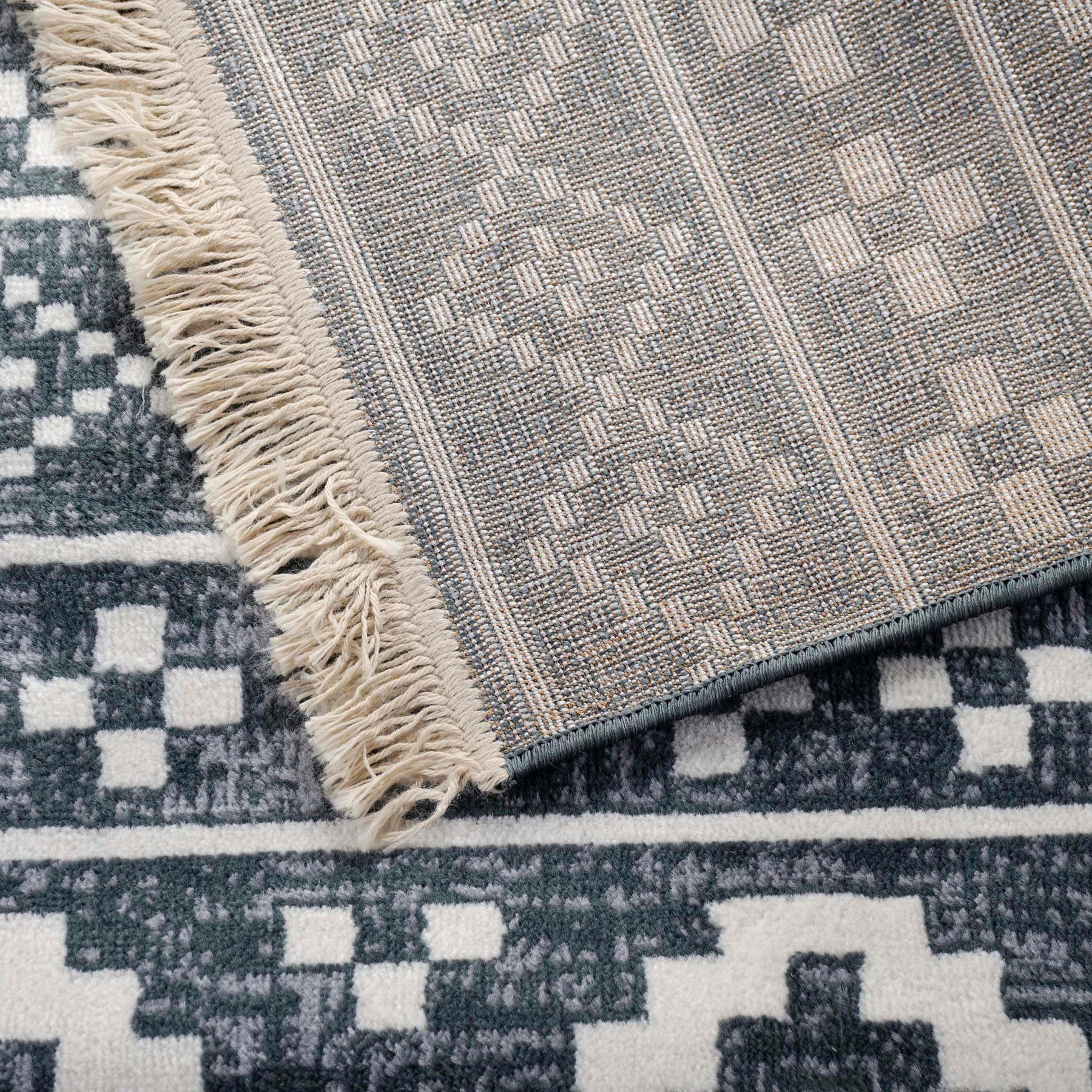 Genaine Geometric Diamond Indoor Large Area Rugs or Runner Rug