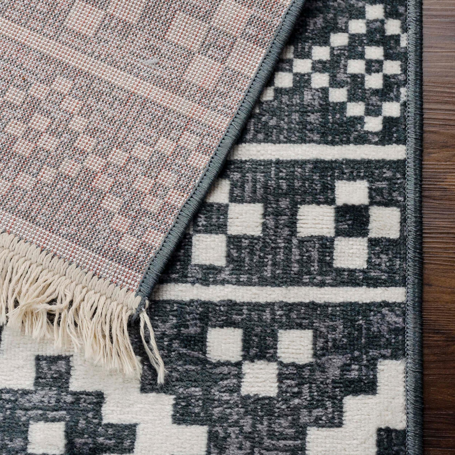 Genaine Geometric Diamond Indoor Large Area Rugs or Runner Rug