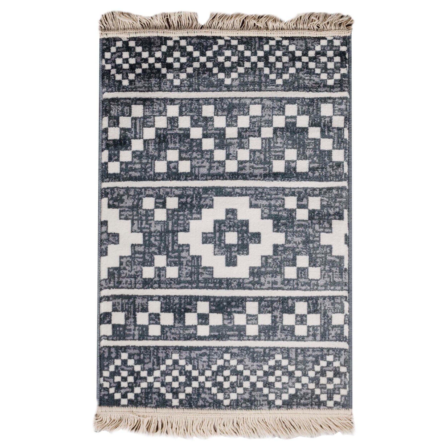 Genaine Geometric Diamond Indoor Large Area Rugs or Runner Rug