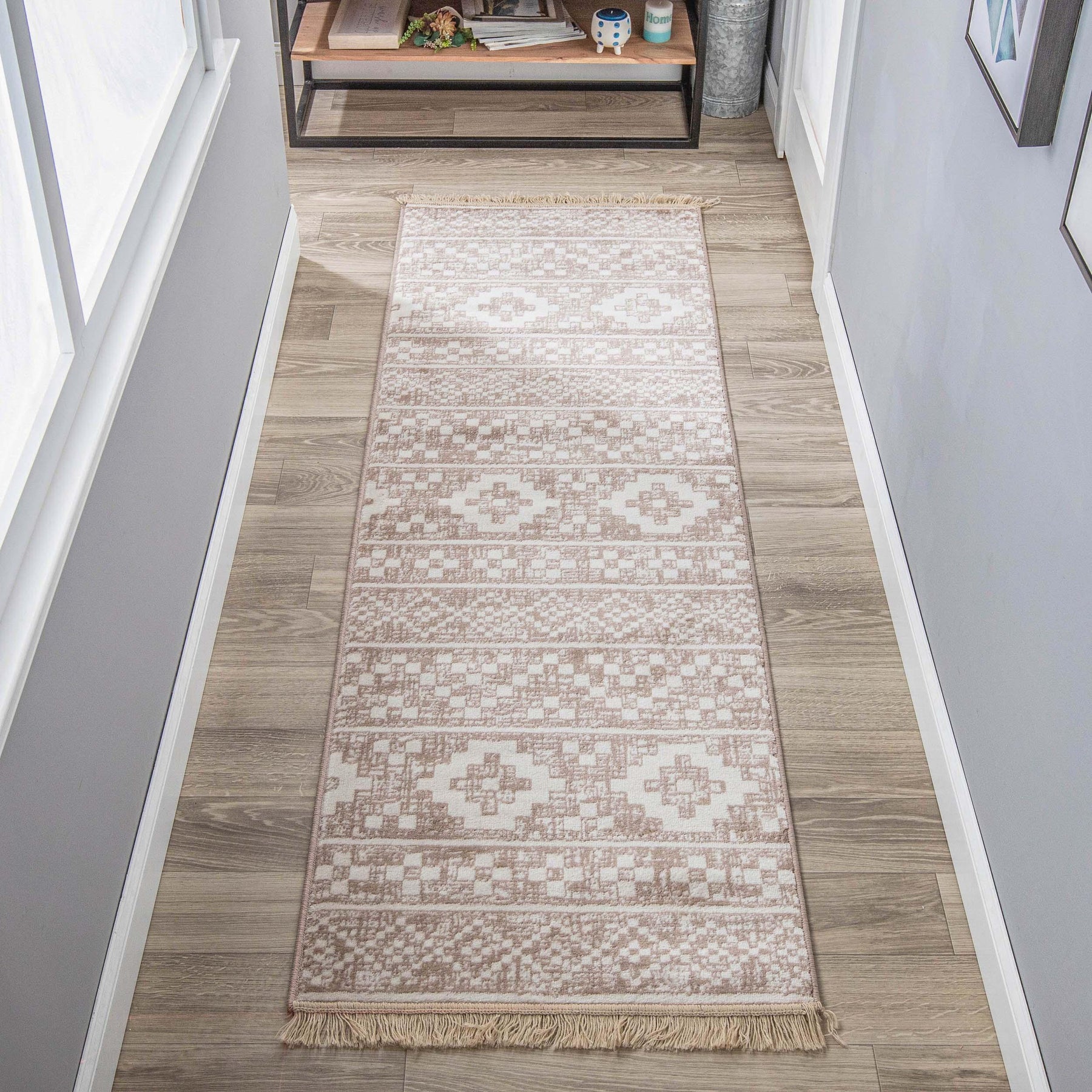 Genaine Geometric Diamond Indoor Large Area Rugs or Runner Rug
