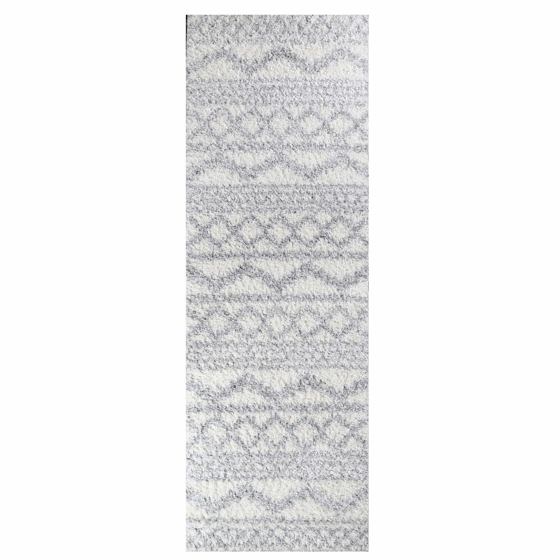 Geometric Bohemian Indoor Plush Shag Area Rug