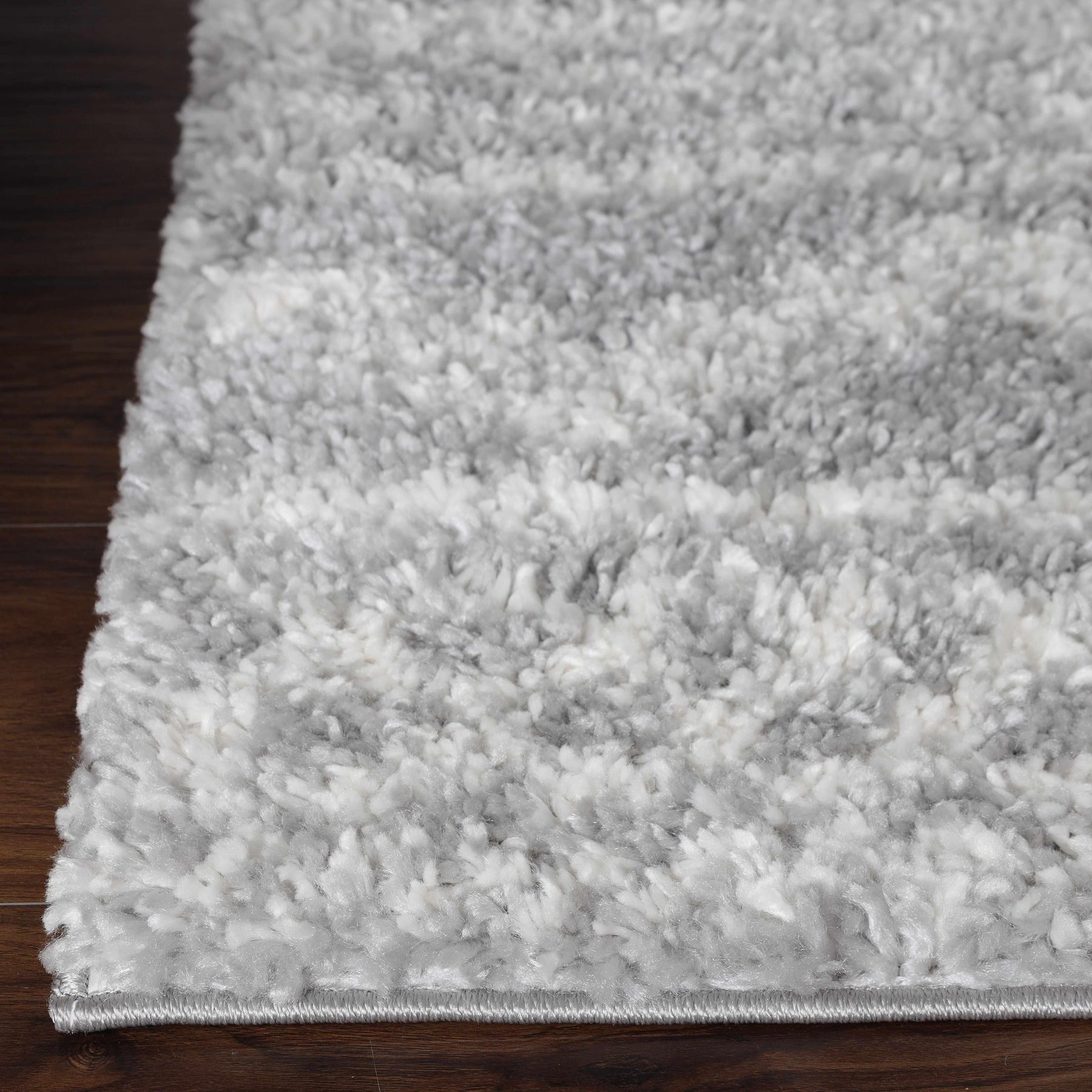 Geometric Bohemian Indoor Plush Shag Area Rug