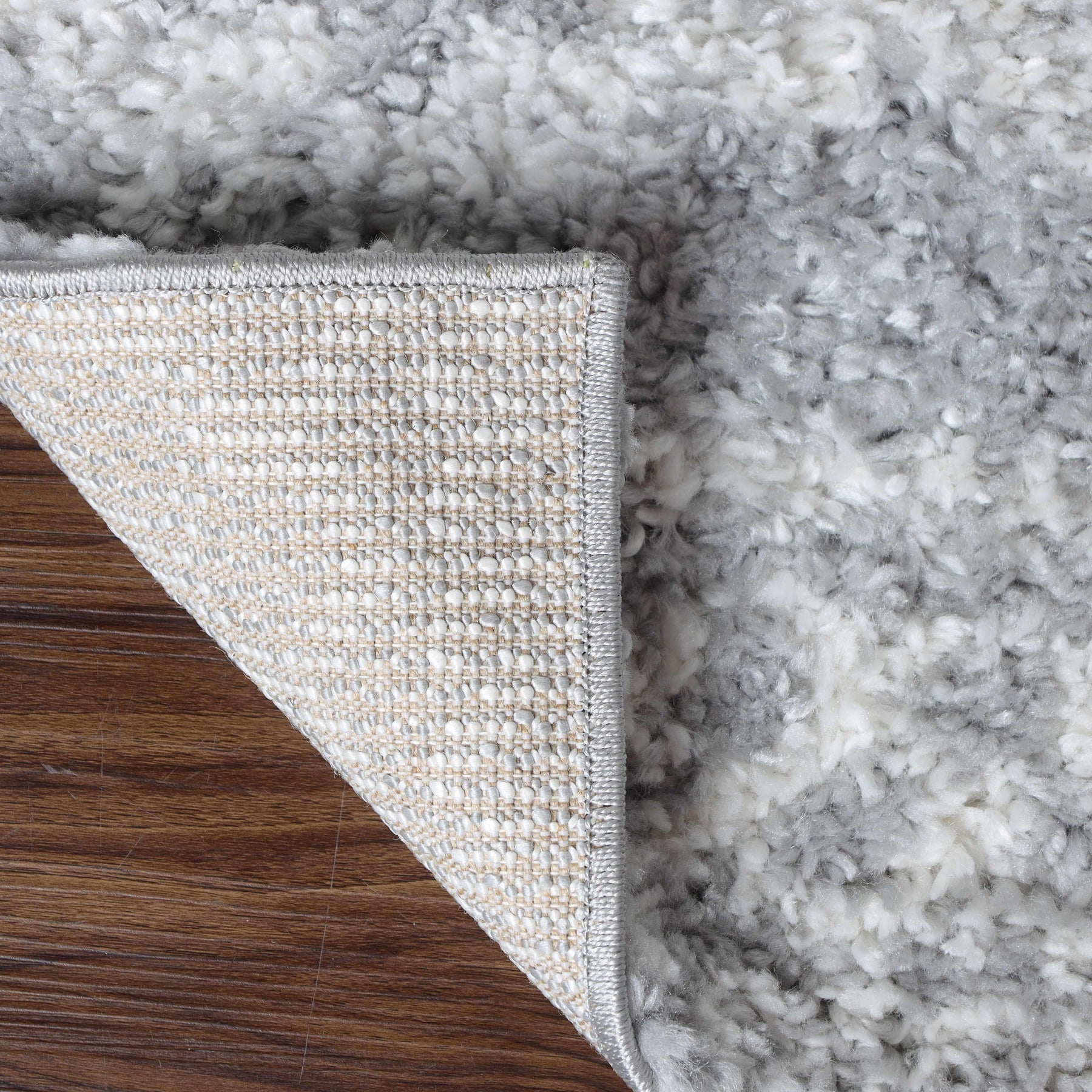 Geometric Bohemian Indoor Plush Shag Area Rug