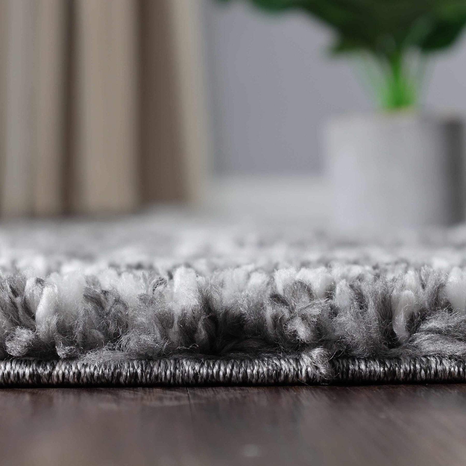 Geometric Bohemian Indoor Plush Shag Area Rug