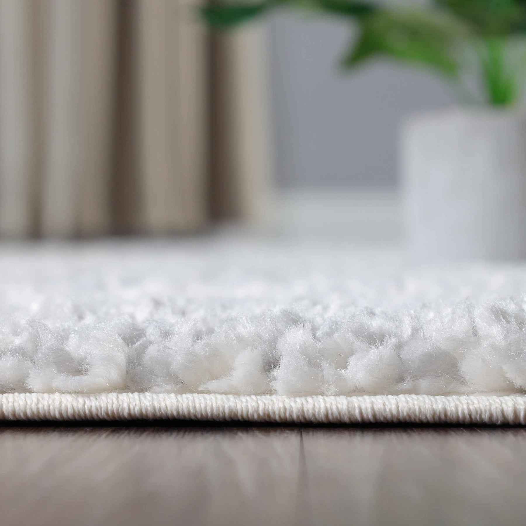 Geometric Bohemian Indoor Plush Shag Area Rug