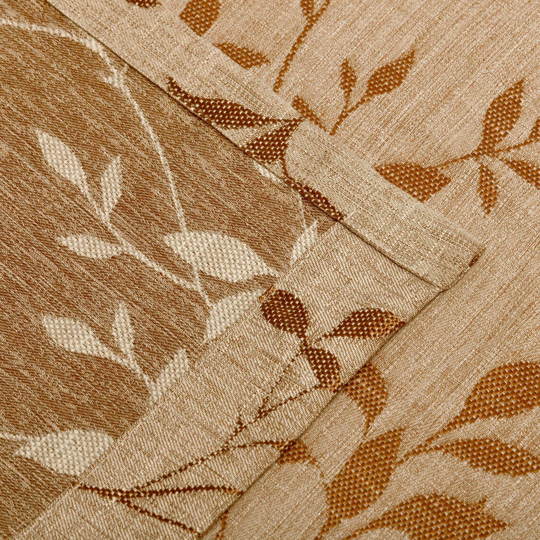Ghera Jacquard Curtain Panel Set with Grommet Top Header